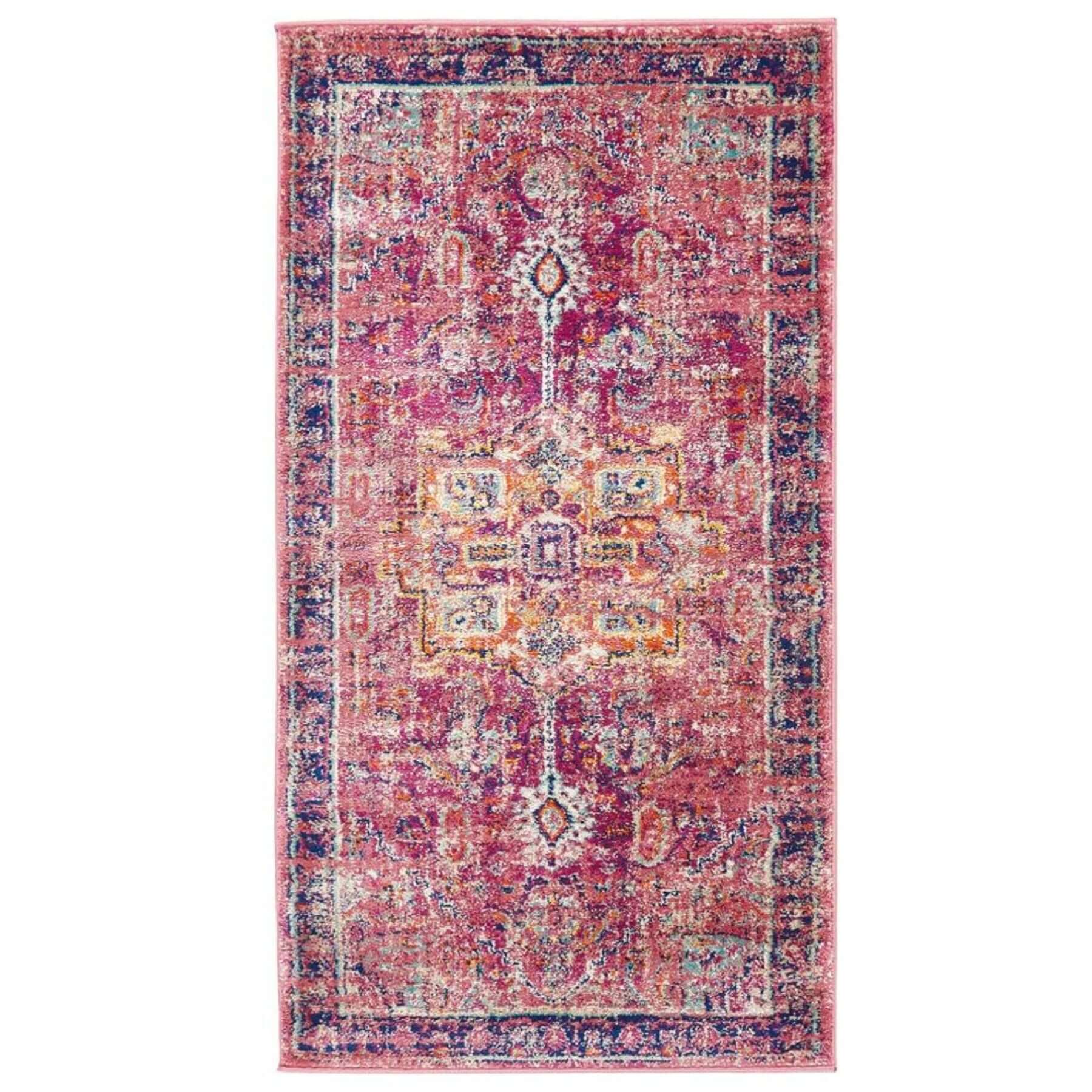 Granada Multicolour Vintage Rug | Ruby