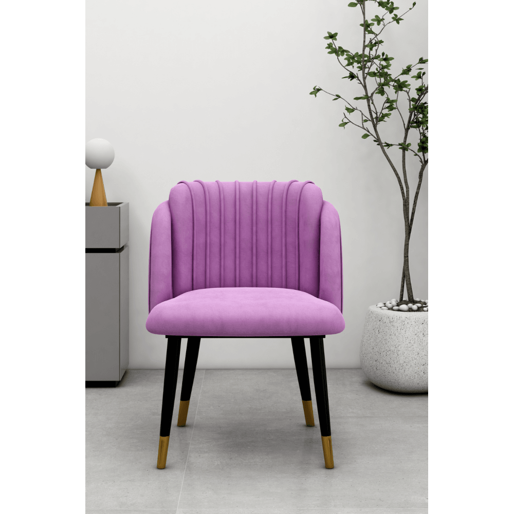 Milano velvet dining chair