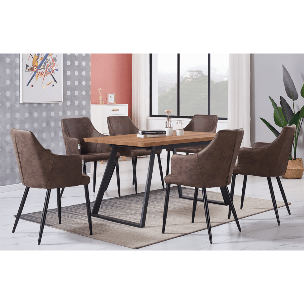 Zarah LUX faux leather chair