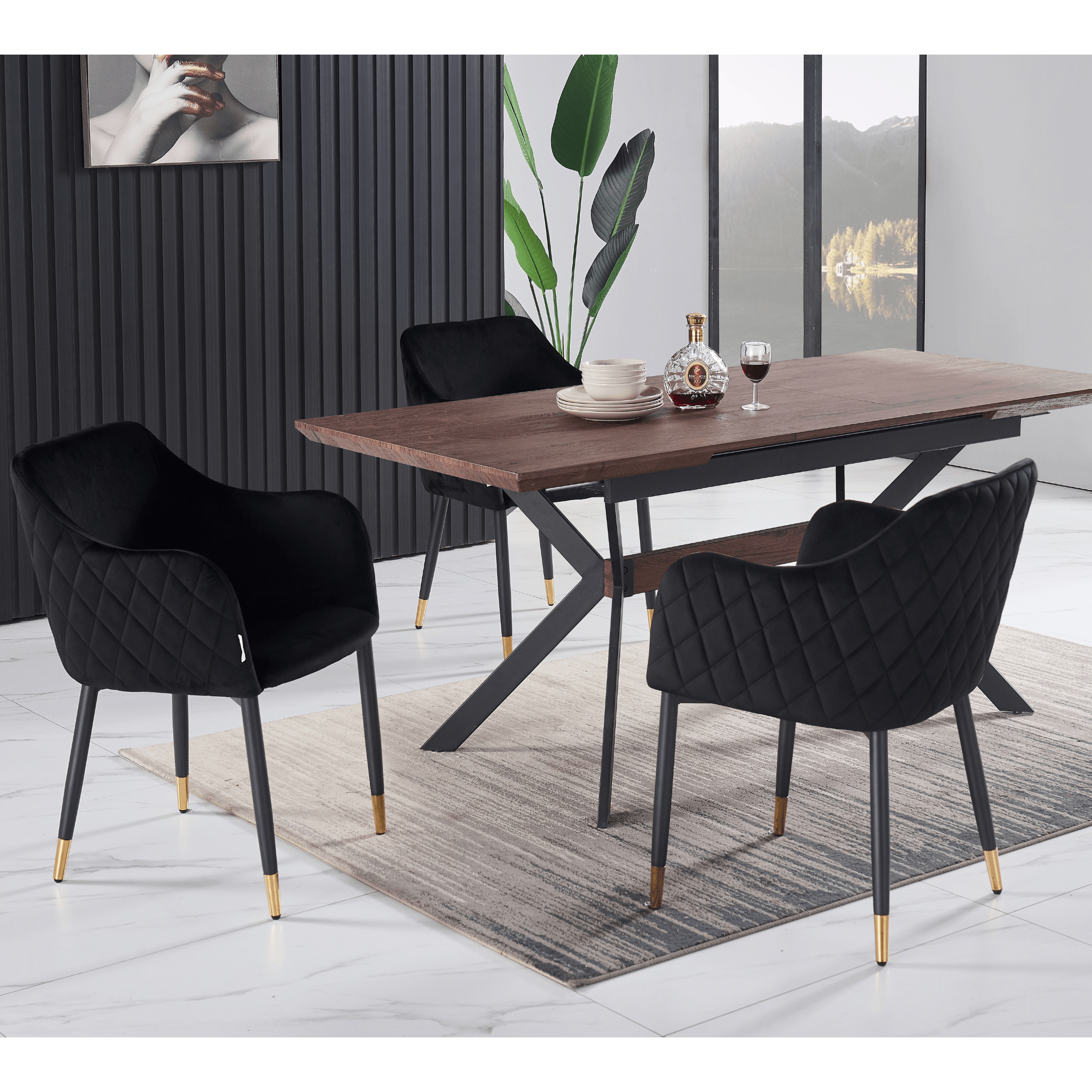 Verona LUX velvet dining chair