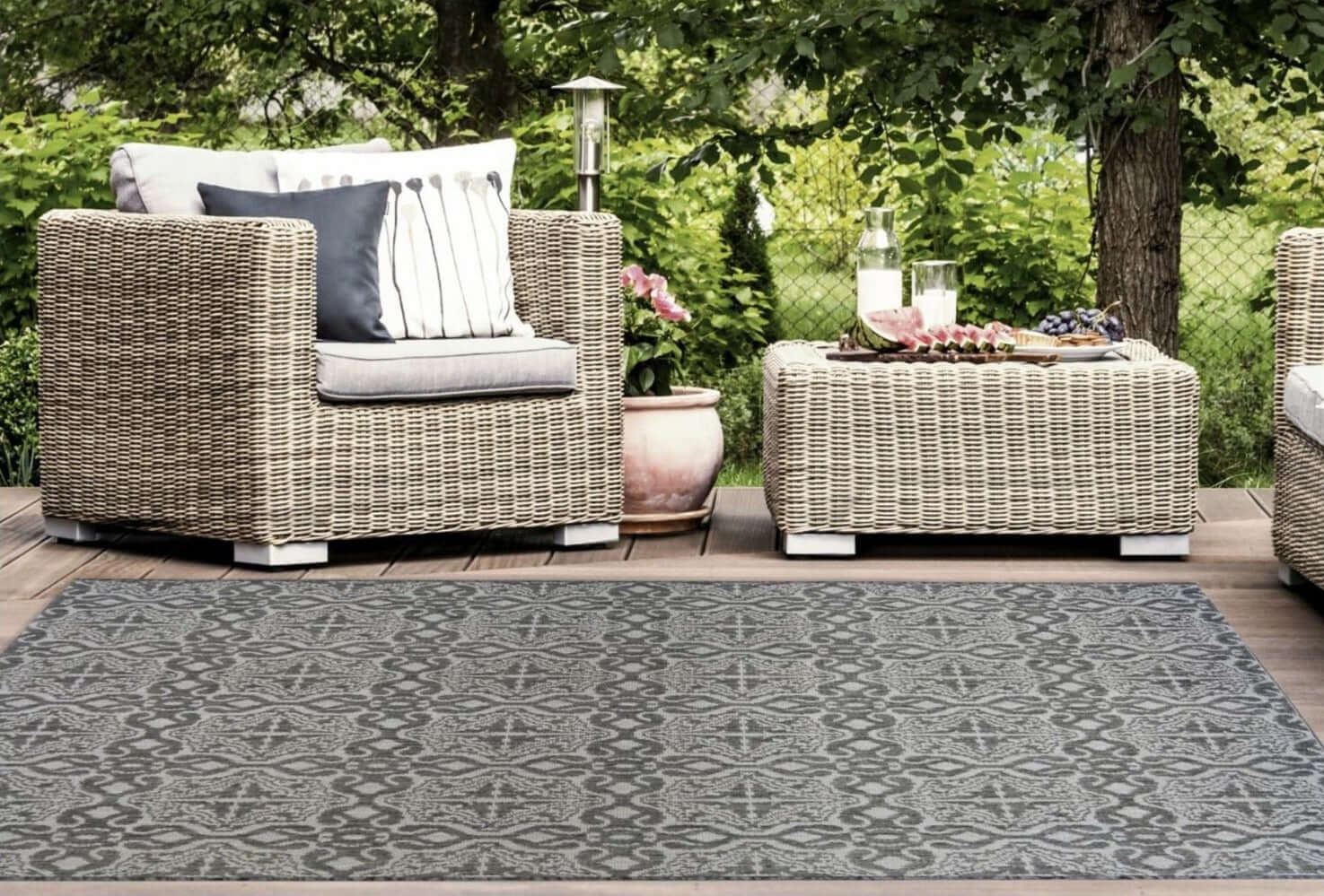 County Victorian Indoor/Outdoor Rug | 11647A