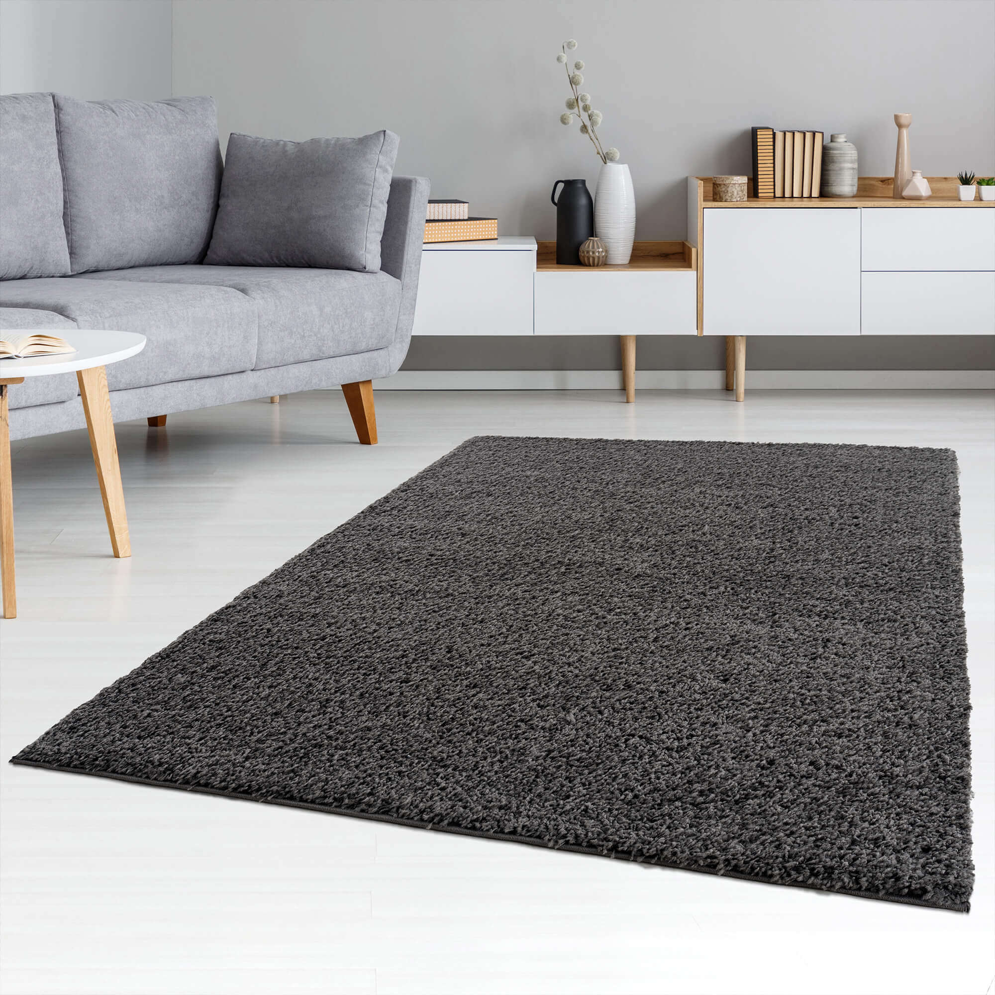 Shaggy Rug Dark Grey | 380DG