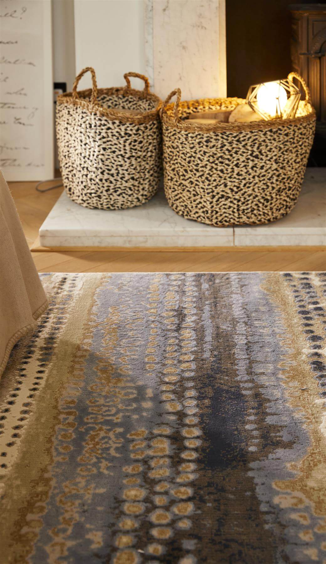 Batik Multicolour Abstract Rug