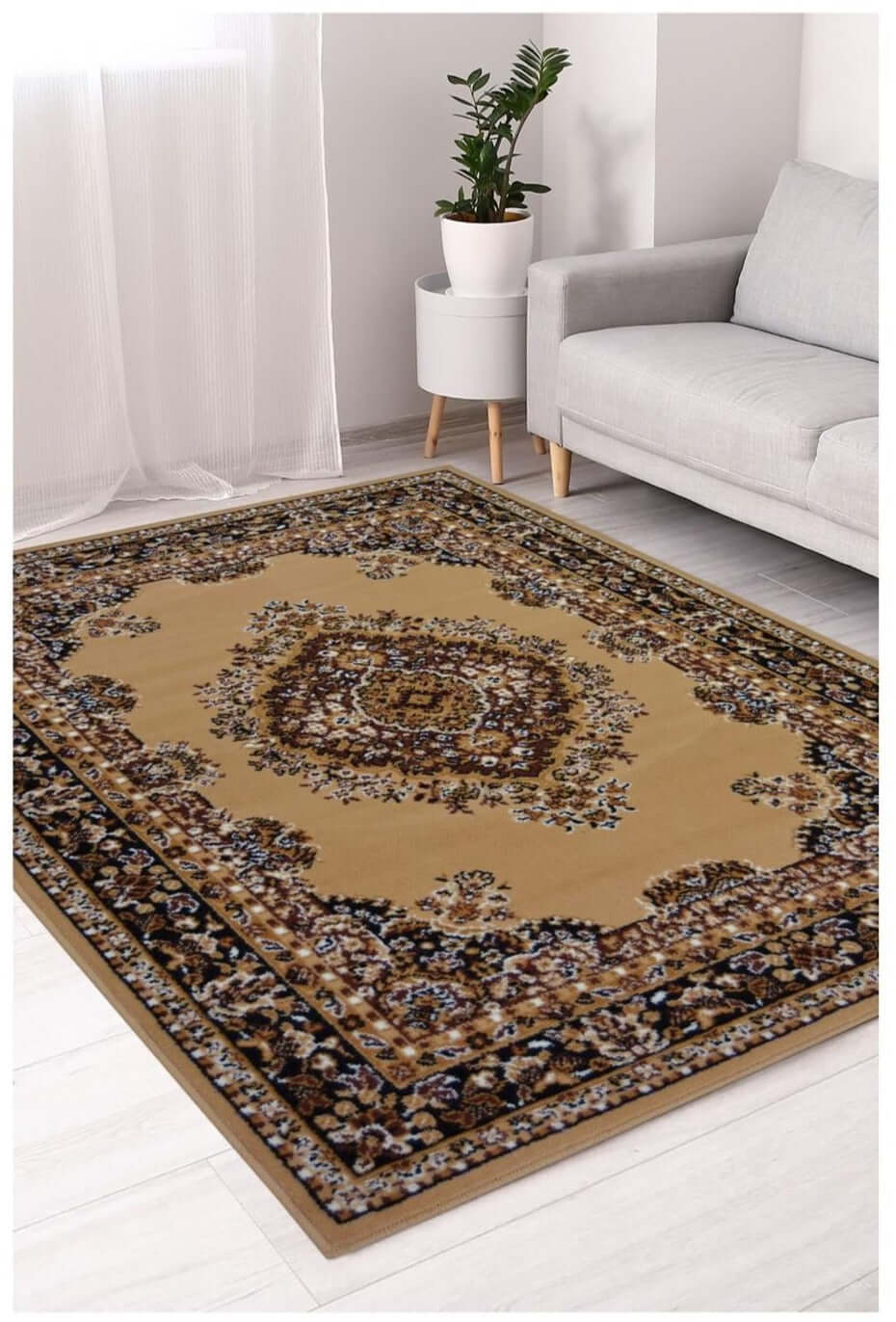 Maestro Traditional Brown Rug | 4470 B55