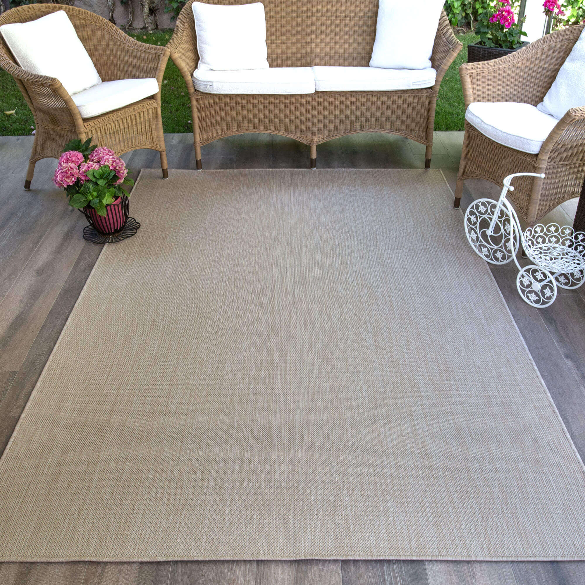 Ecology Outdoor Rug Beige | 500B