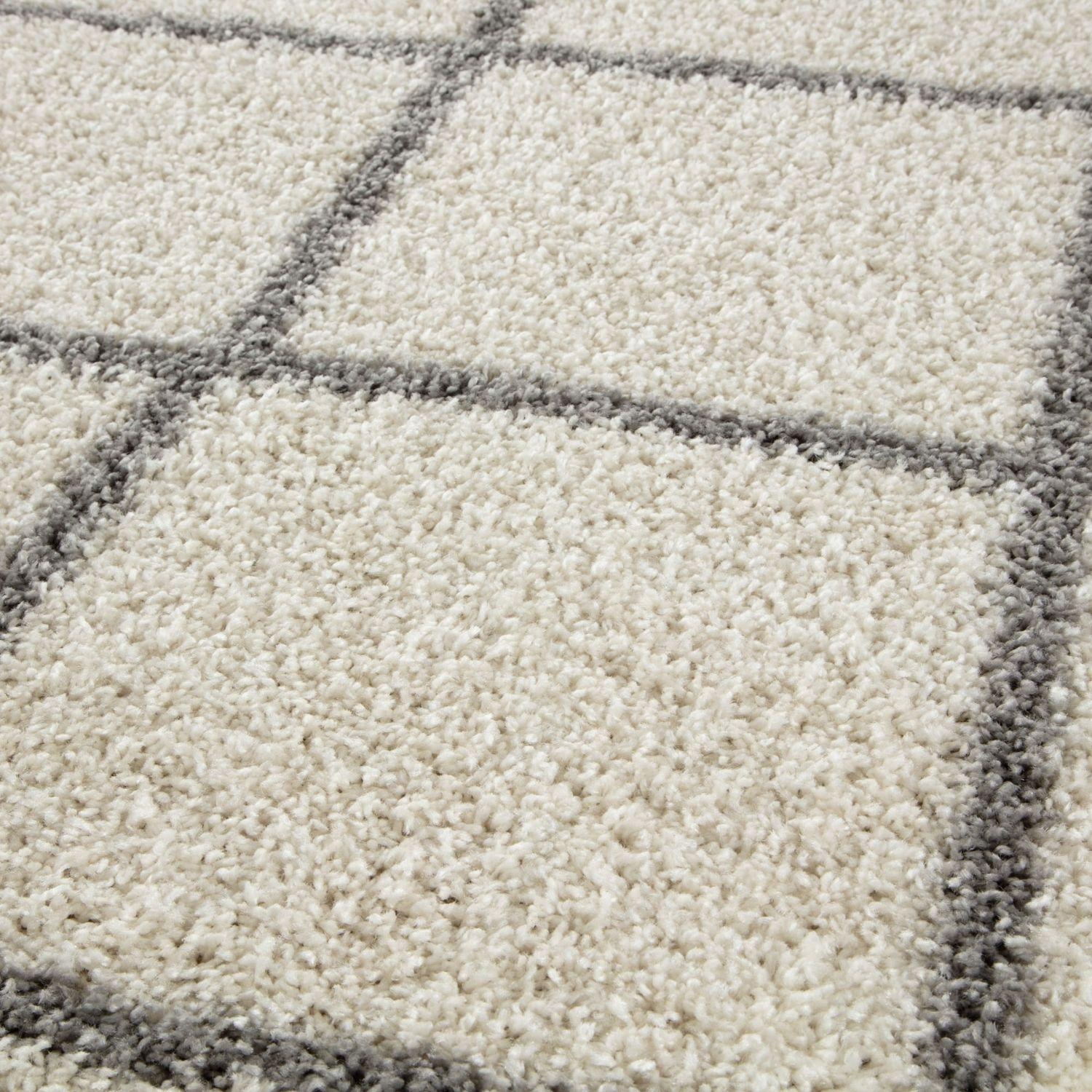 Moroccan Ivory Shaggy Rug | 500