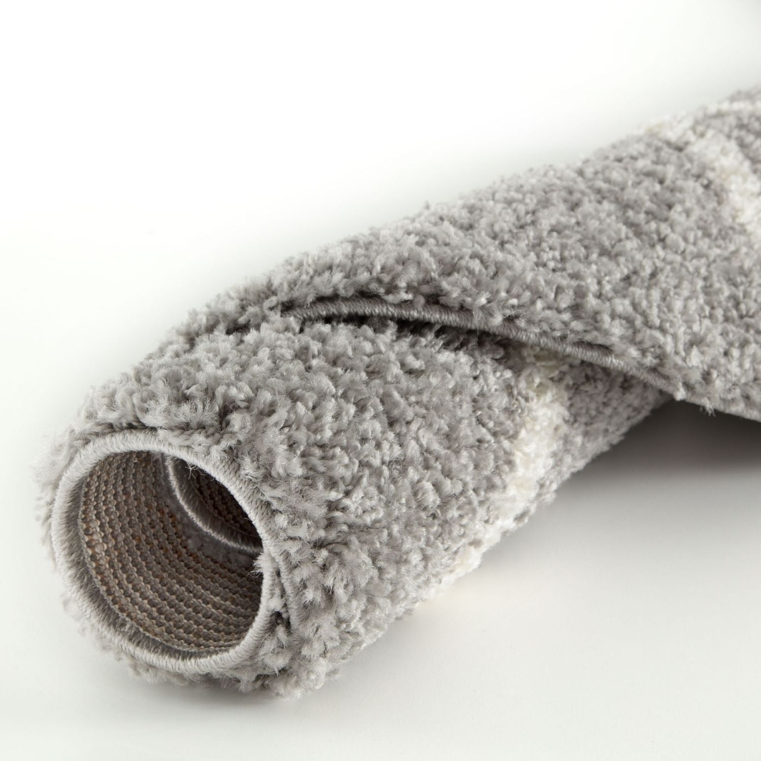 Moroccan Grey Shaggy Rug | 510