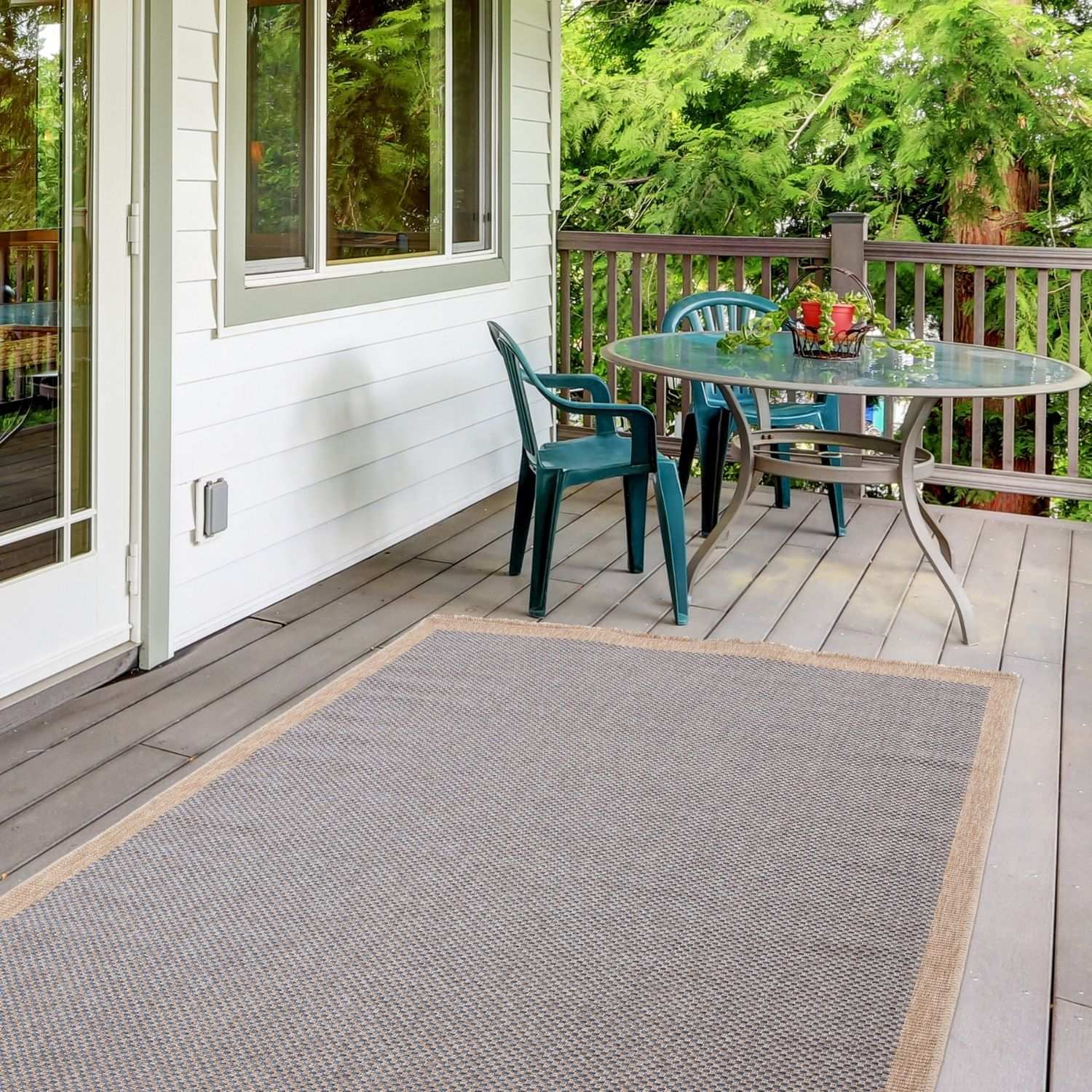 Nature Outdoor Rug Blue | 5200B
