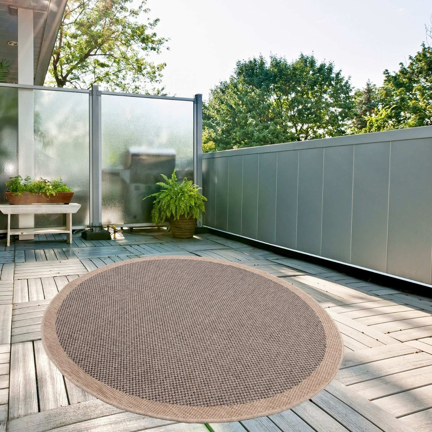 Nature Outdoor Rug Dark Grey | 5200DG