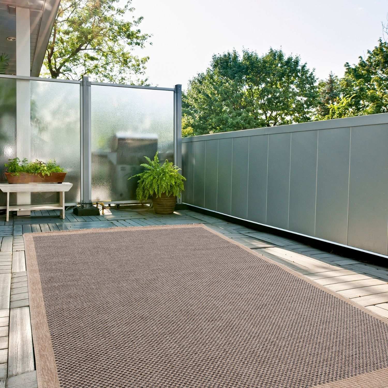 Nature Outdoor Rug Dark Grey | 5200DG