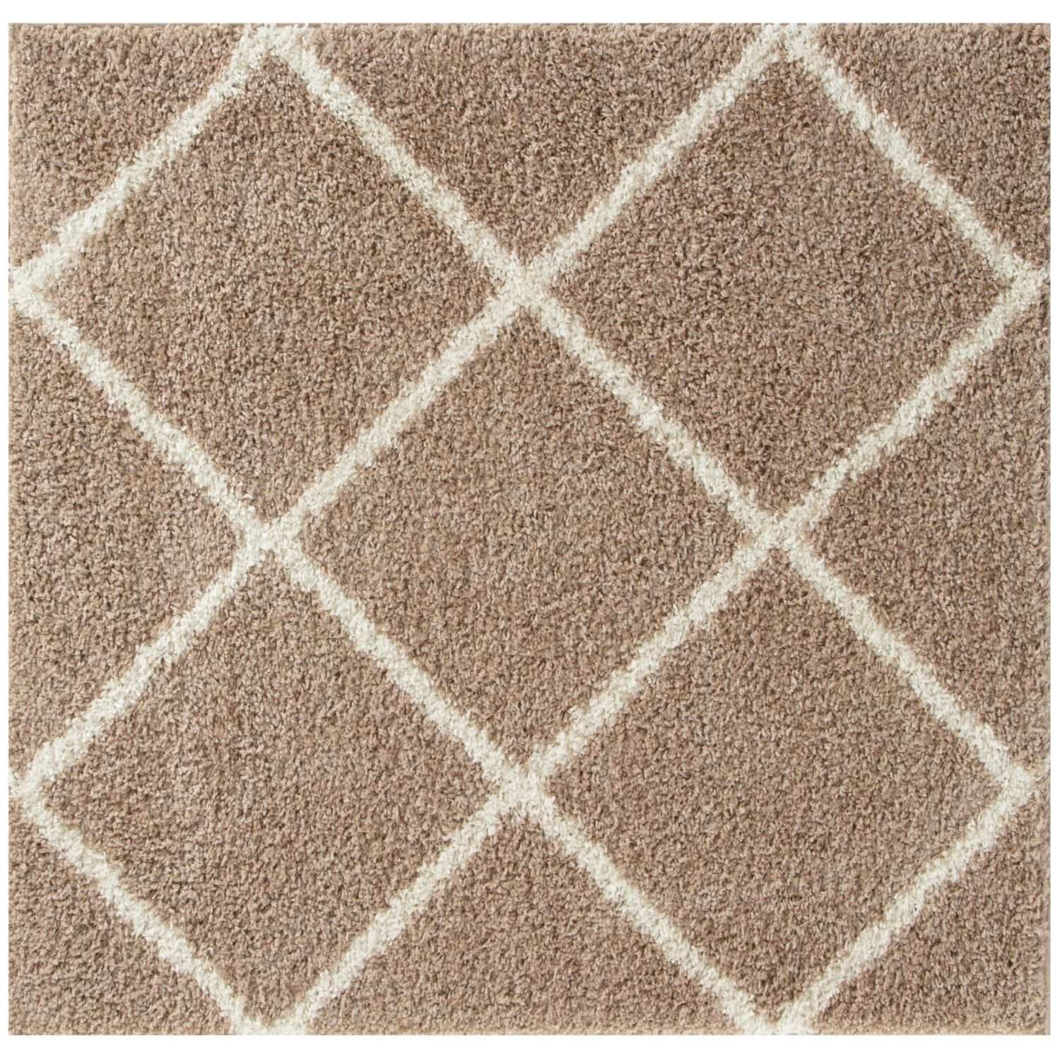 Moroccan Beige Shaggy Rug | 520