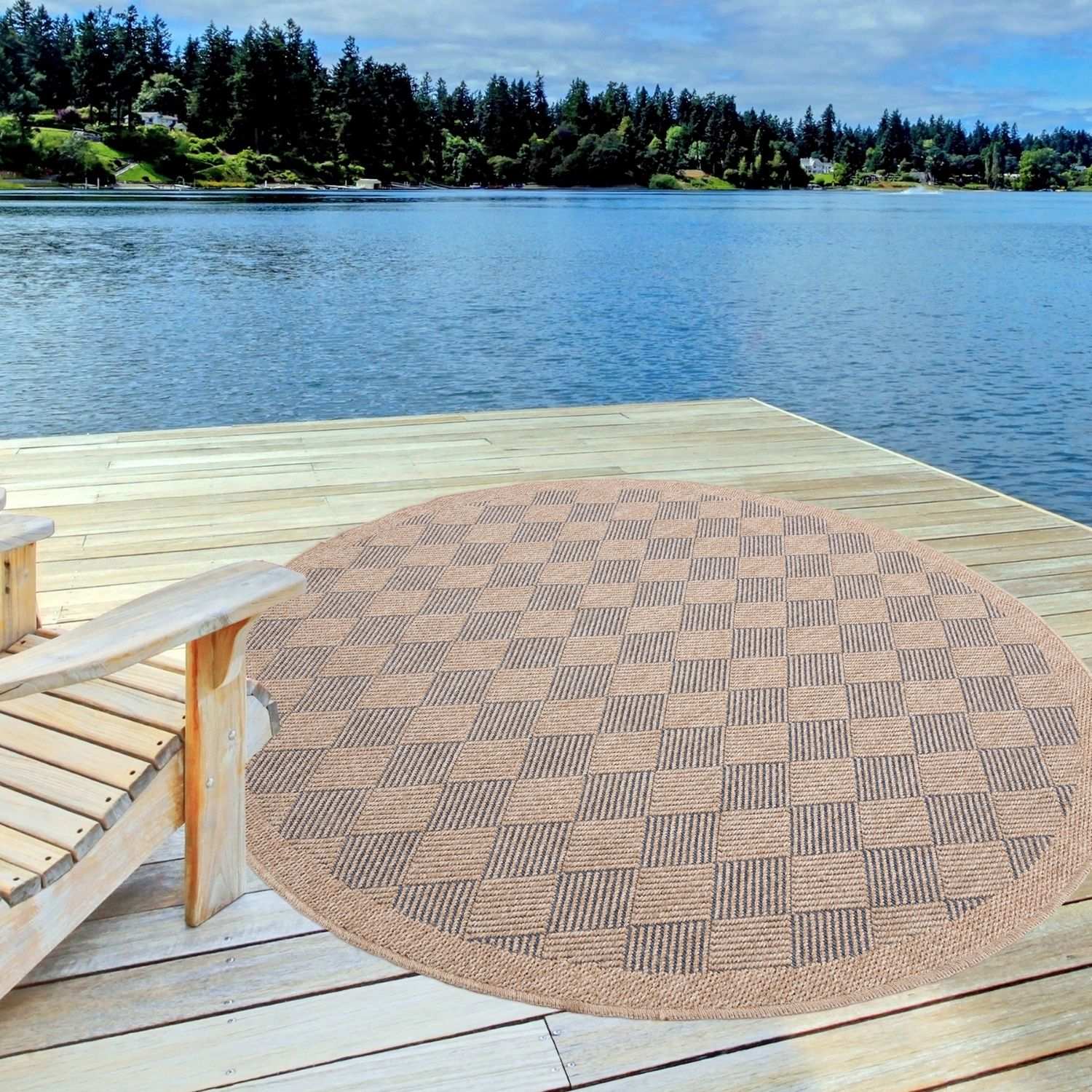 Nature Outdoor Rug Blue | 5300B