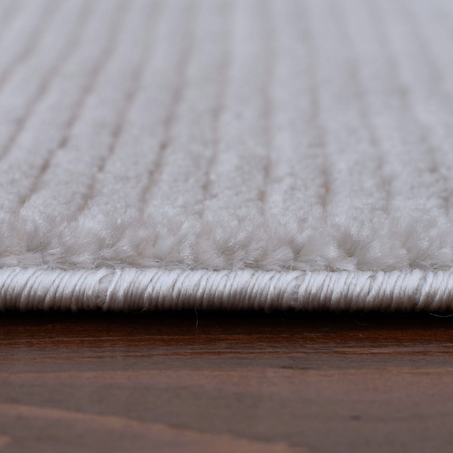 Carmel Grey-Cream Striped Rug | 6020