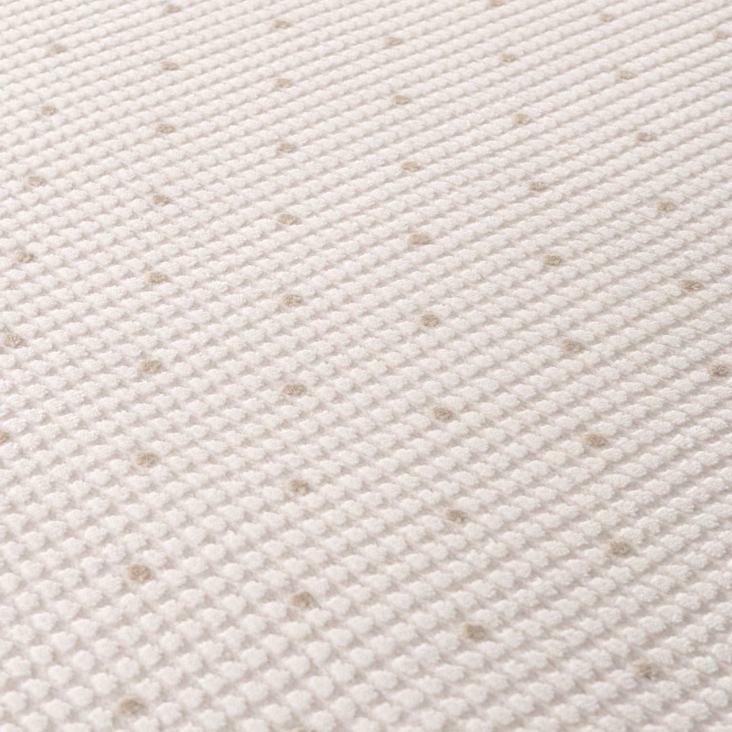Carmel Cream-Beige Dots Rug | 6080