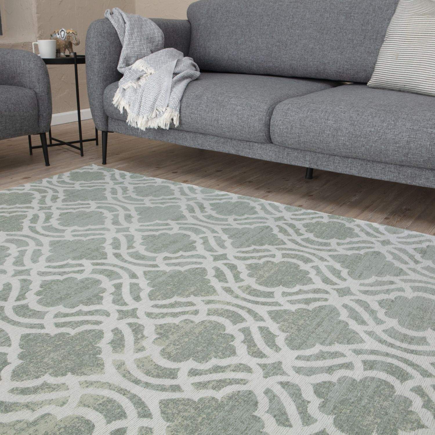Washable Rug Carina Green | 6900G