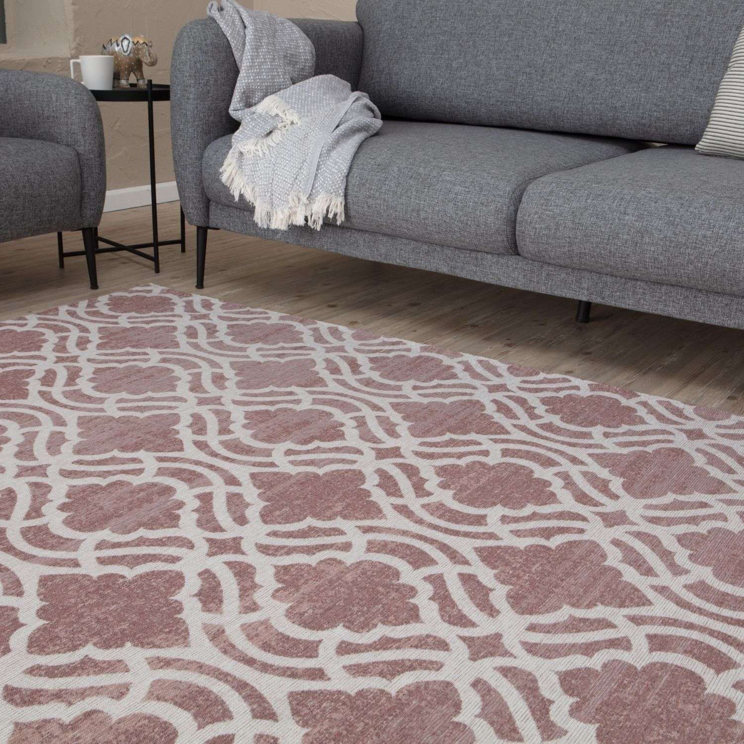 Washable Rug Carina Pink | 6902P