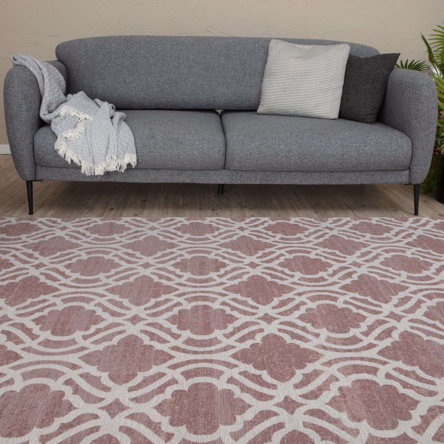Washable Rug Carina Pink | 6902P