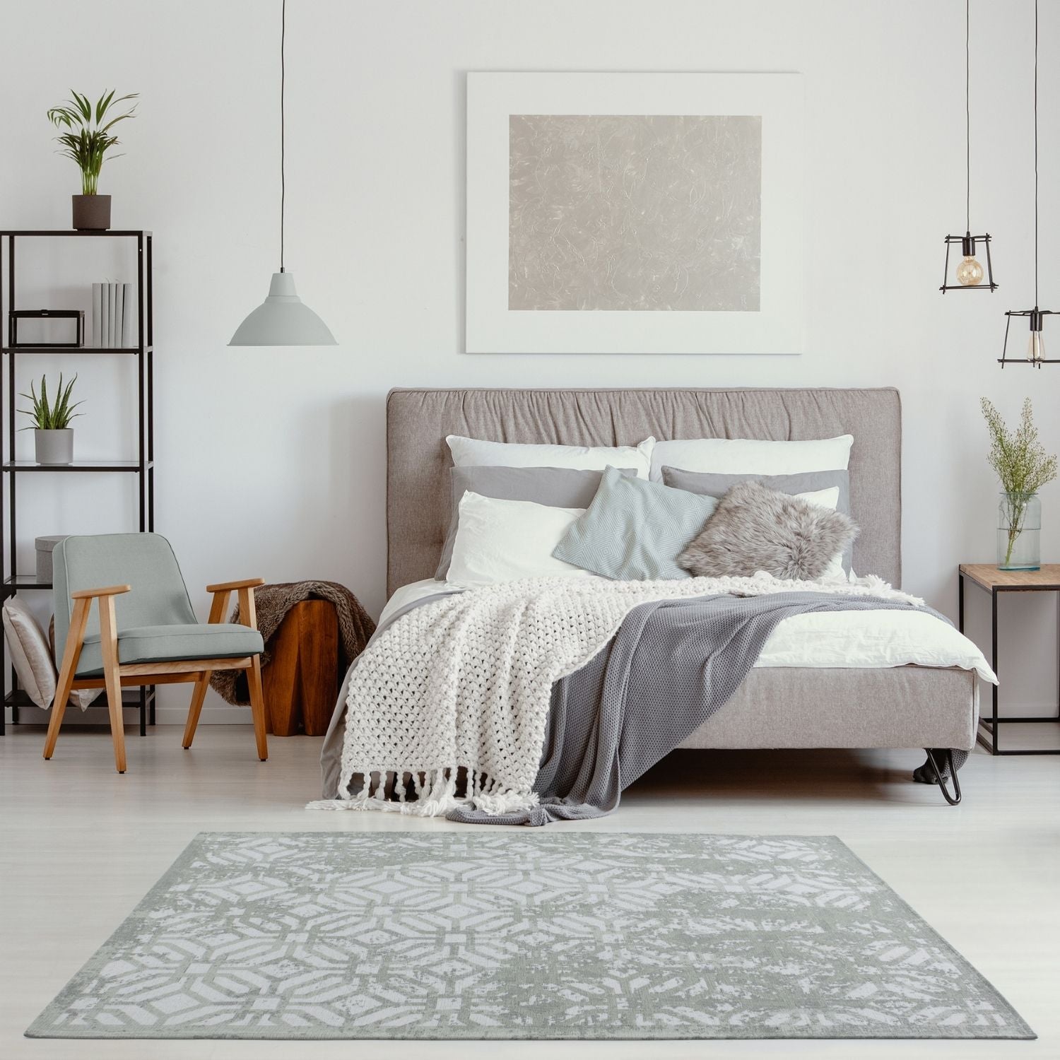 Washable Rug Carina Green | 6934