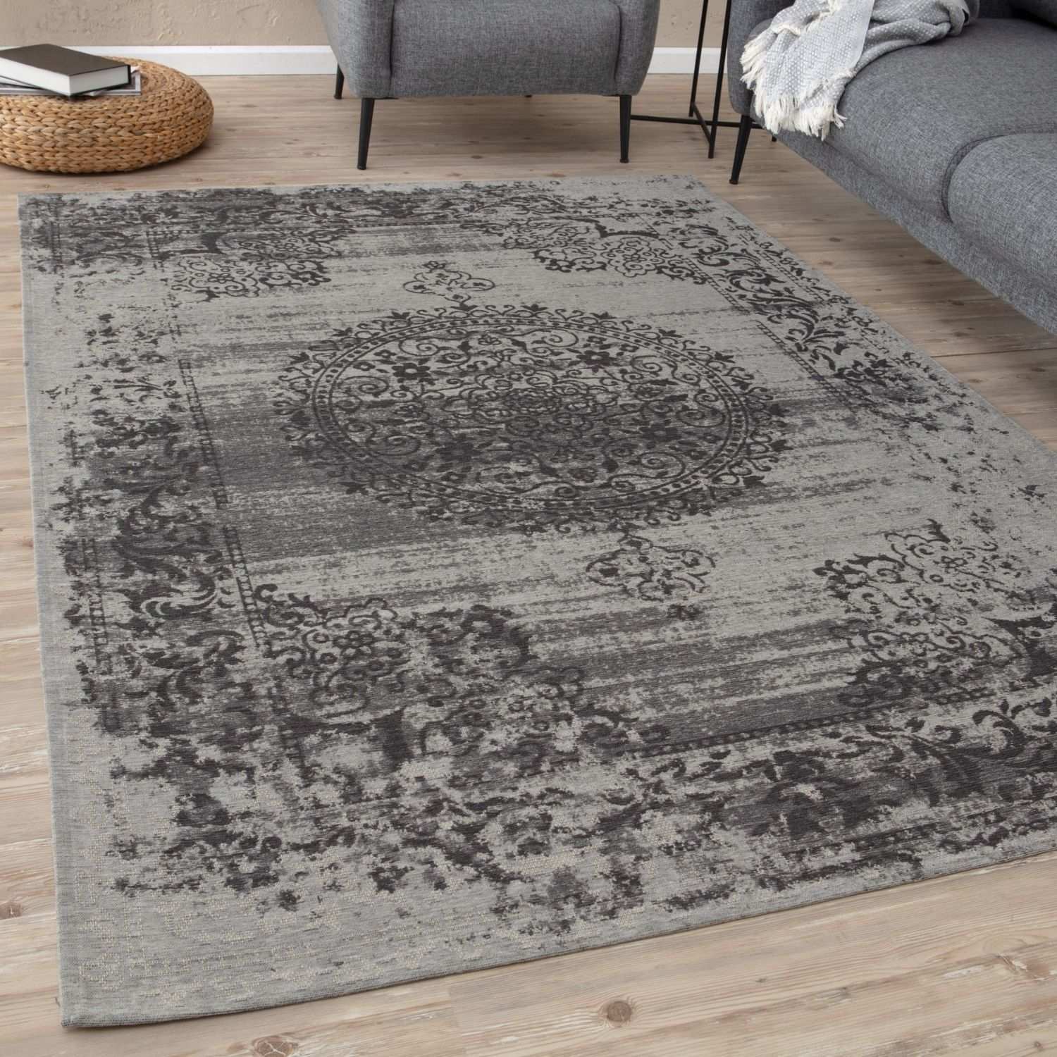 Washable Rug Carina Grey | 6942