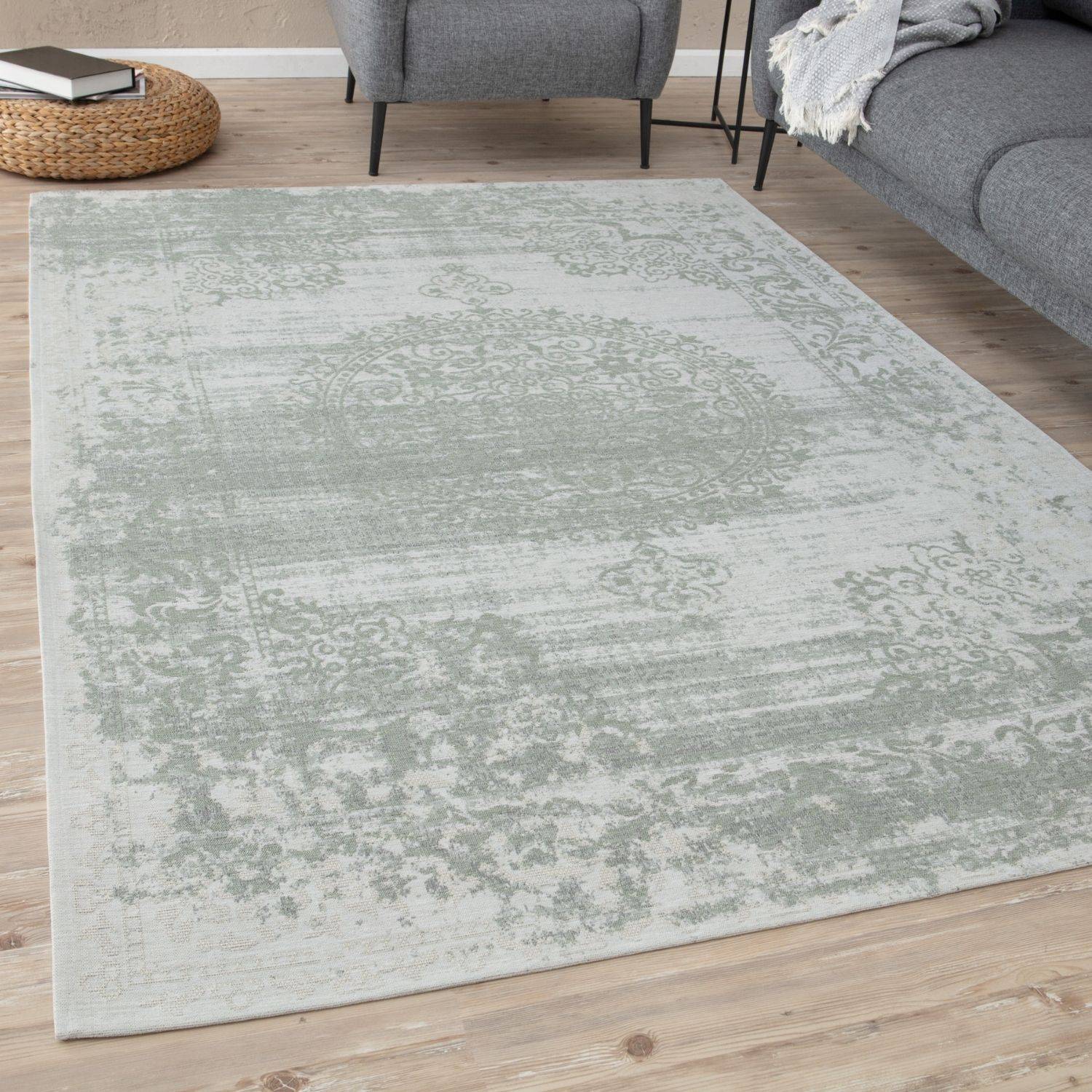 Washable Rug Carina Green | 6944