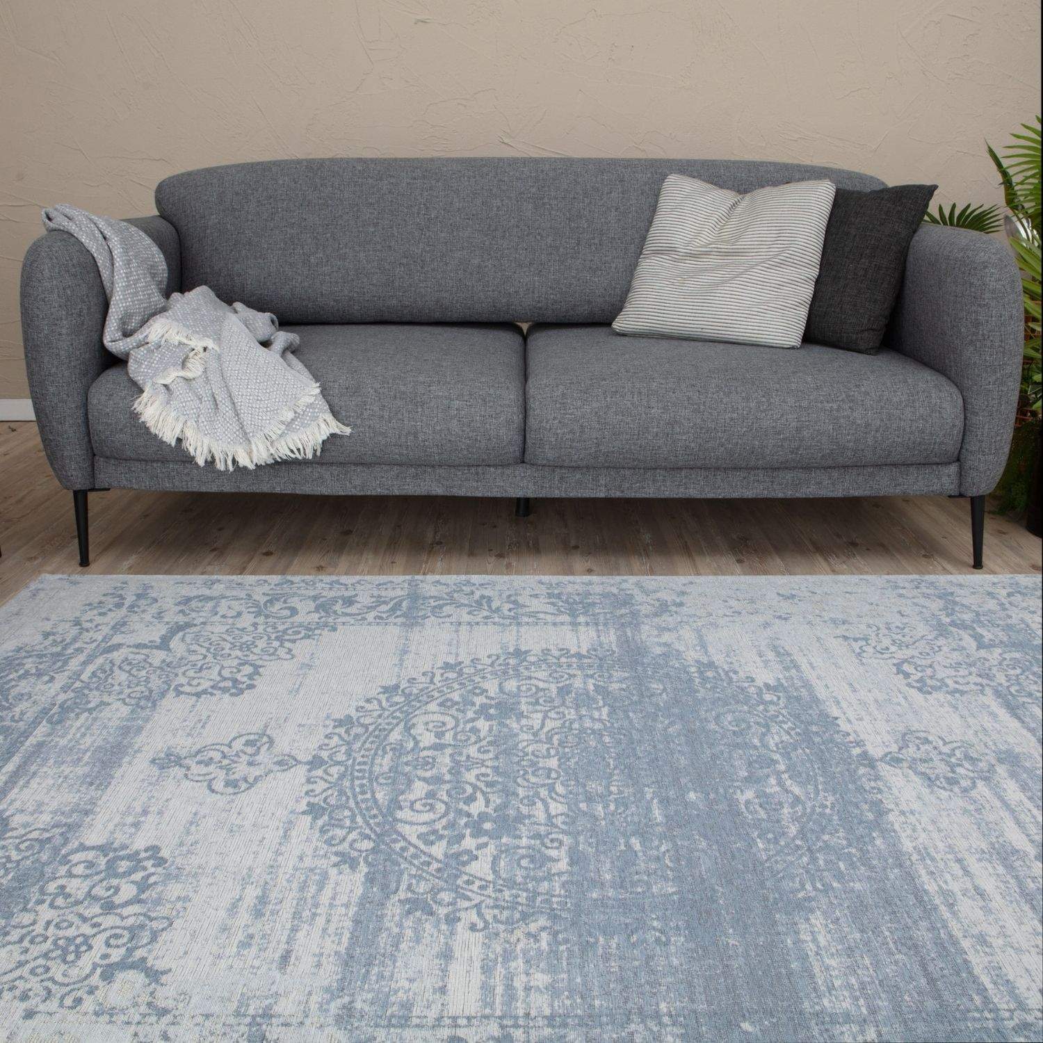 Washable Rug Carina Blue | 6945