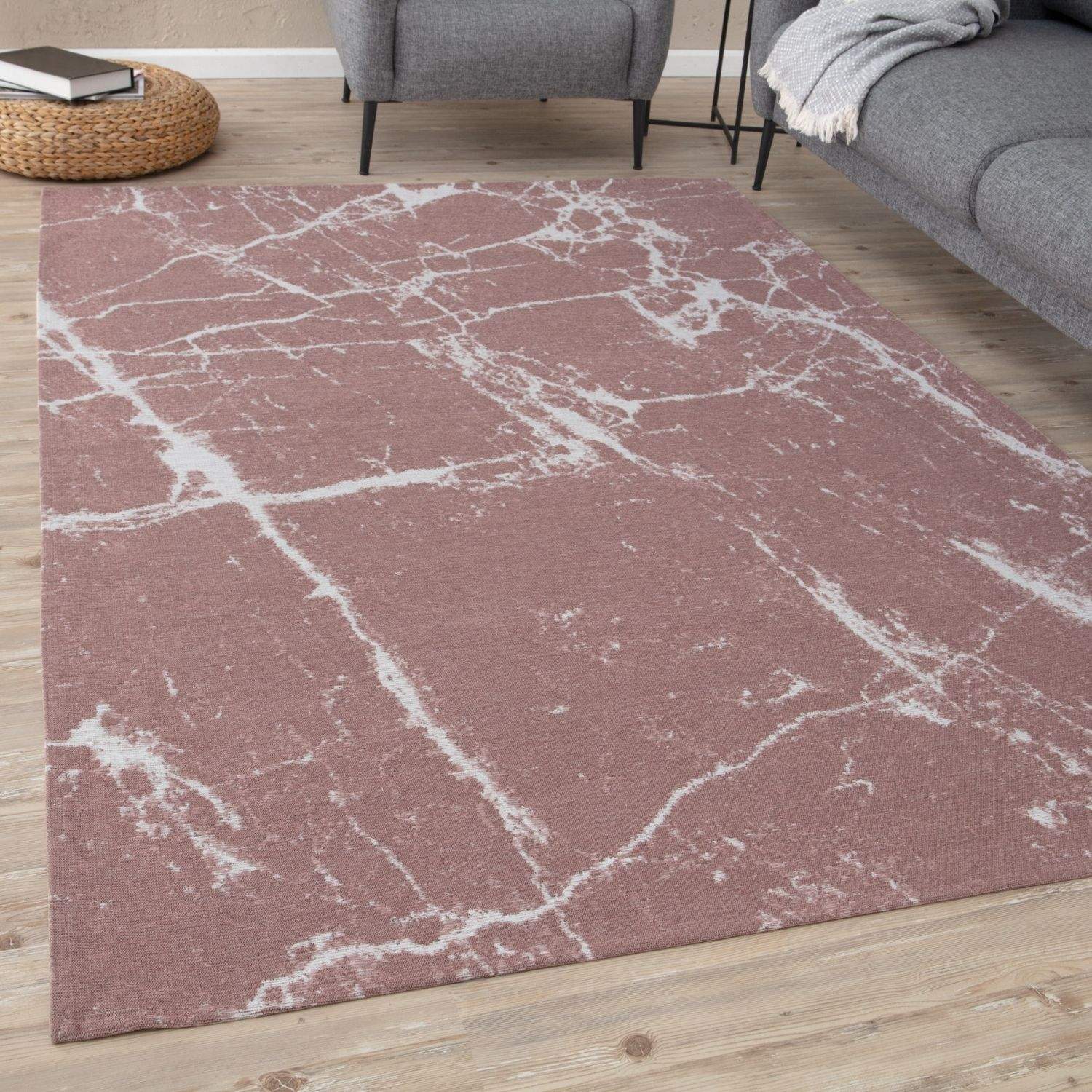Washable Rug Carina Pink | 6956