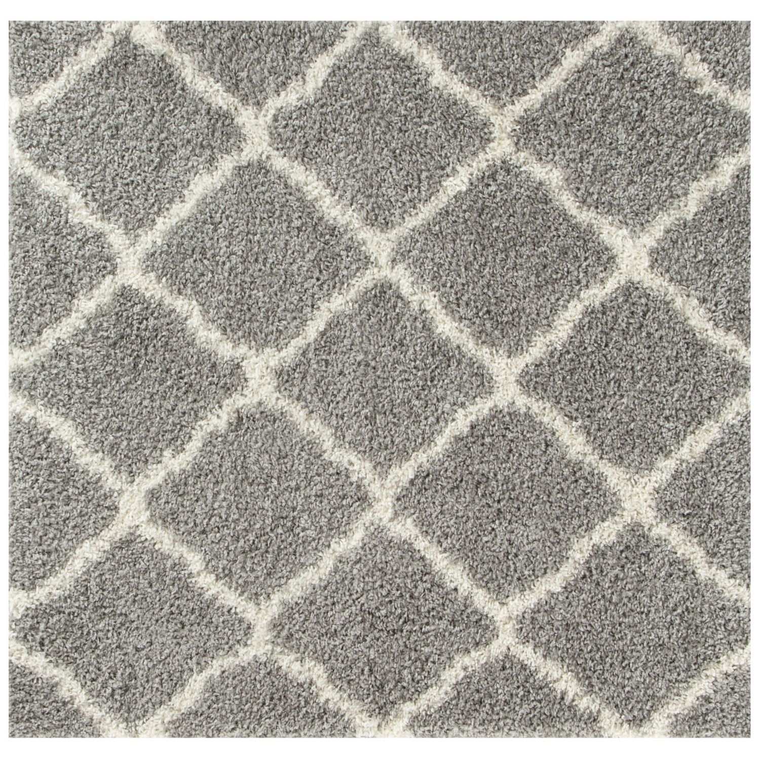 Moroccan Grey Shaggy Rug | 710