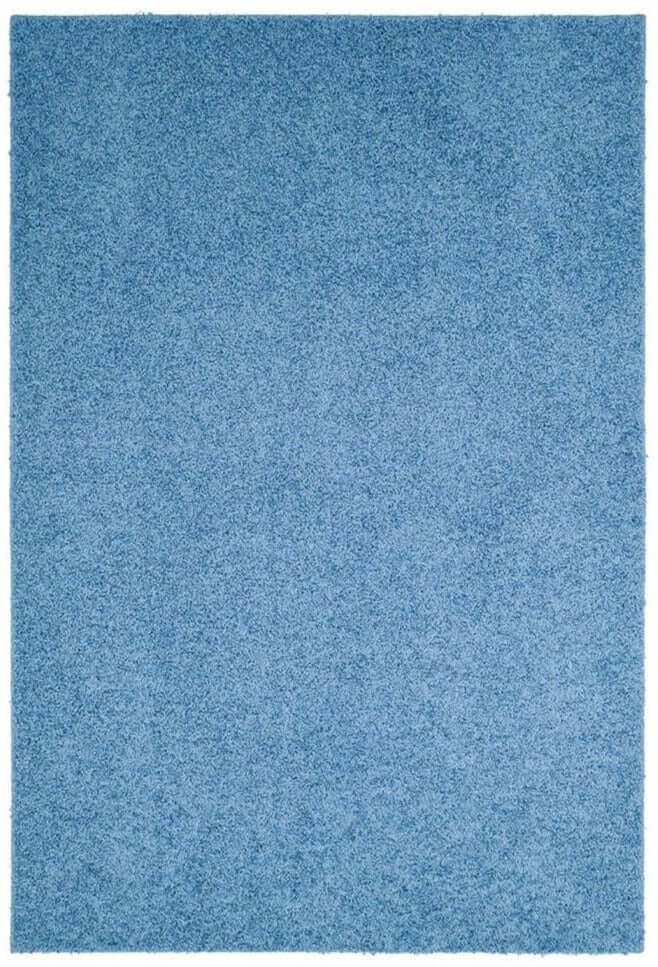 Fiji Sky Blue Washable Solid Shaggy Rug