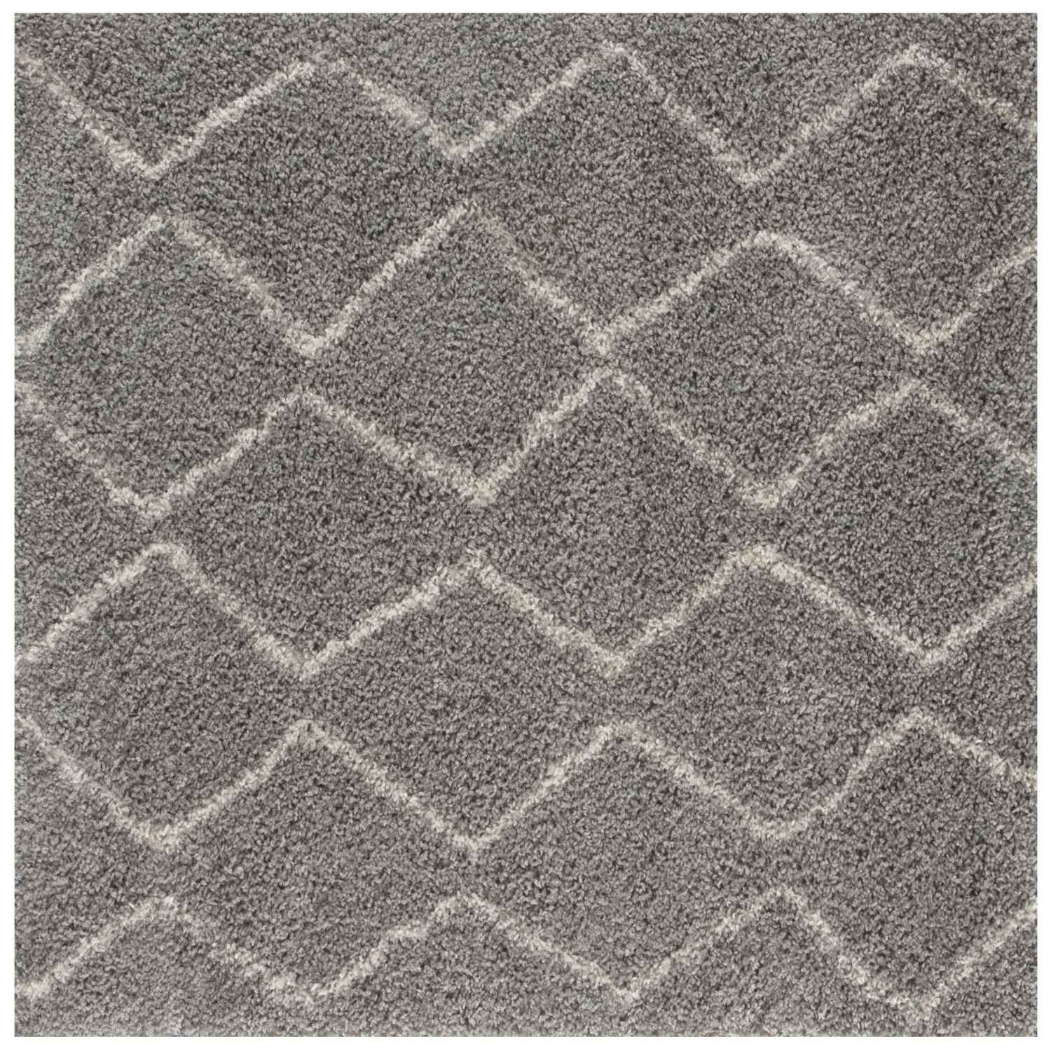 Moroccan Grey Shaggy Rug | 810