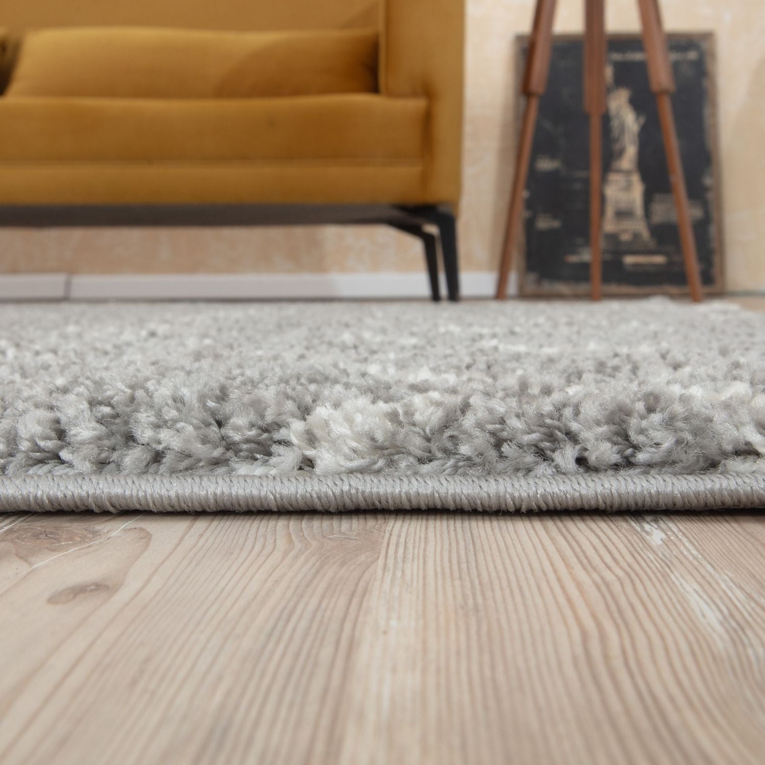 Moroccan Grey Shaggy Rug | 810