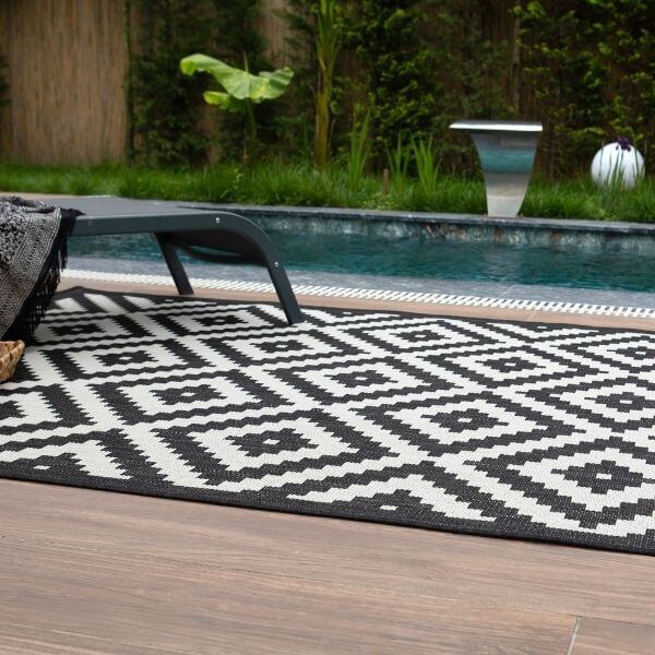 Ecology Outdoor Rug Black | 100bl