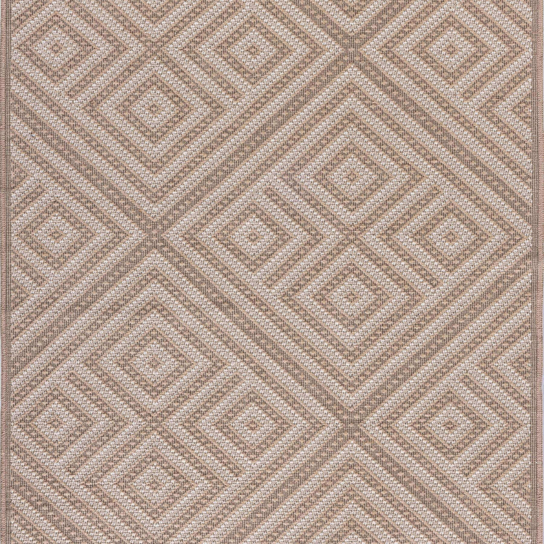 Beige Jute Looking Washable Rugs