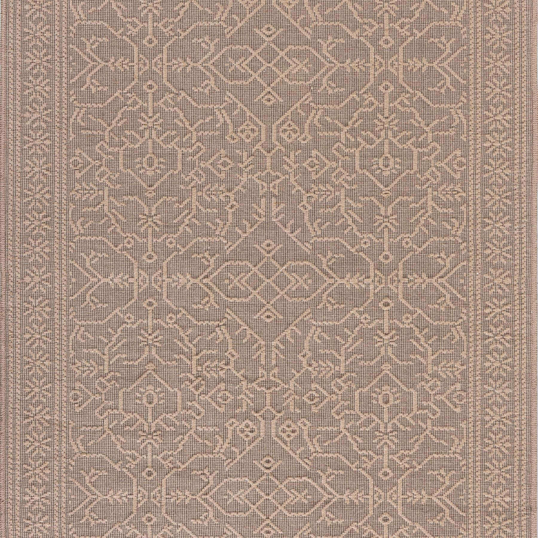 Beige Jute Looking Washable Rugs
