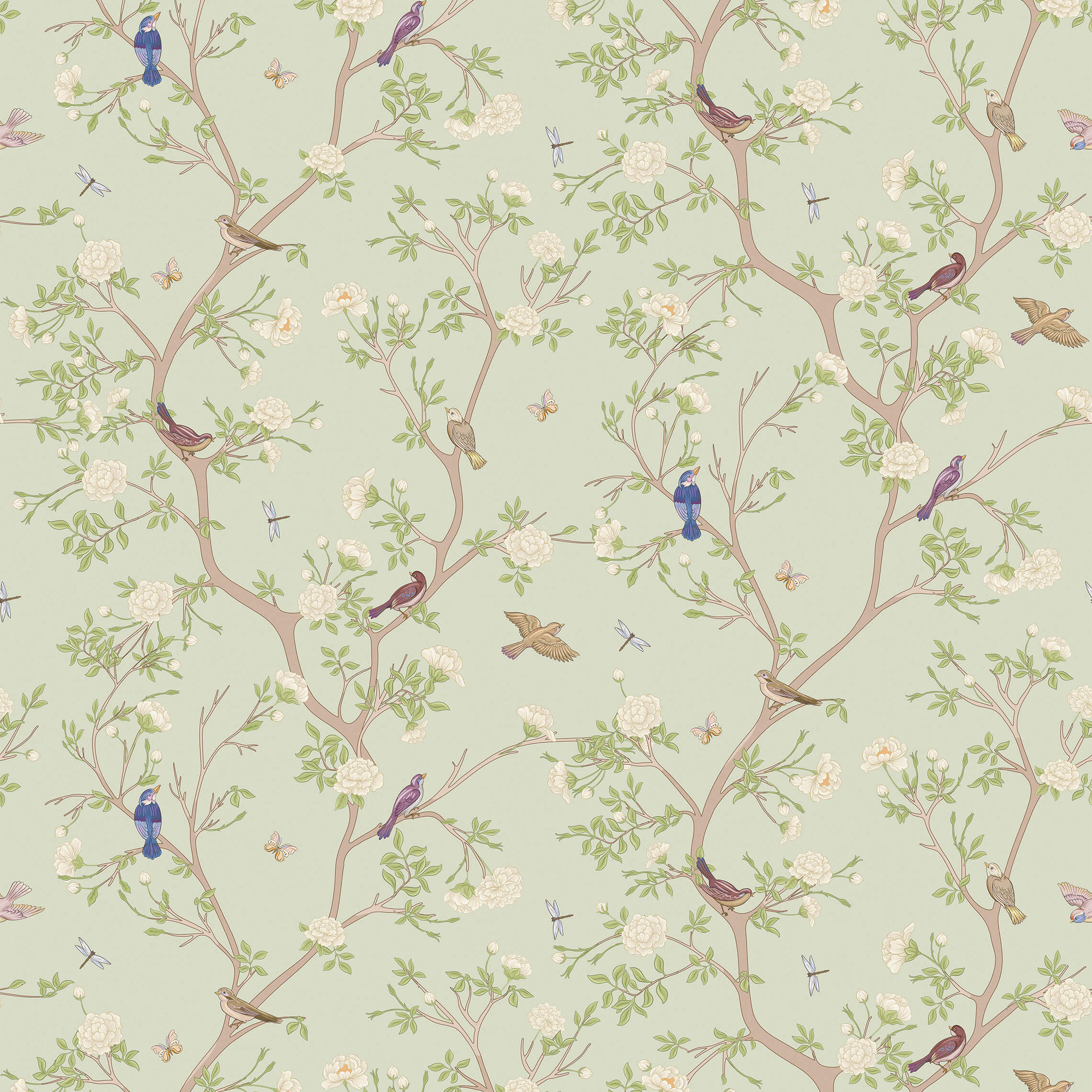 Bobbi Beck Ashton Bird Animal Luxury Wallpaper