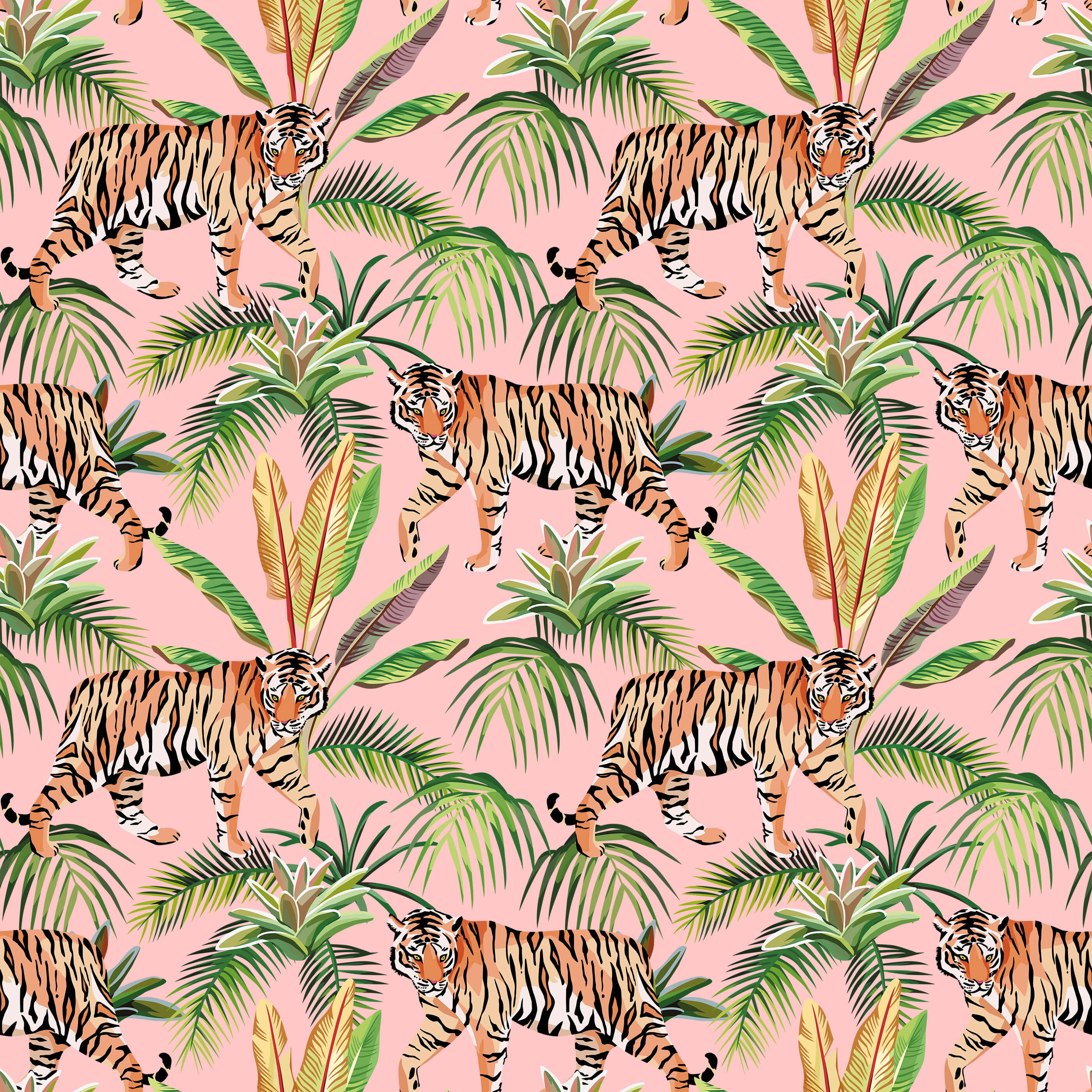 Bobbi Beck Asonia Tiger Animal Luxury Wallpaper