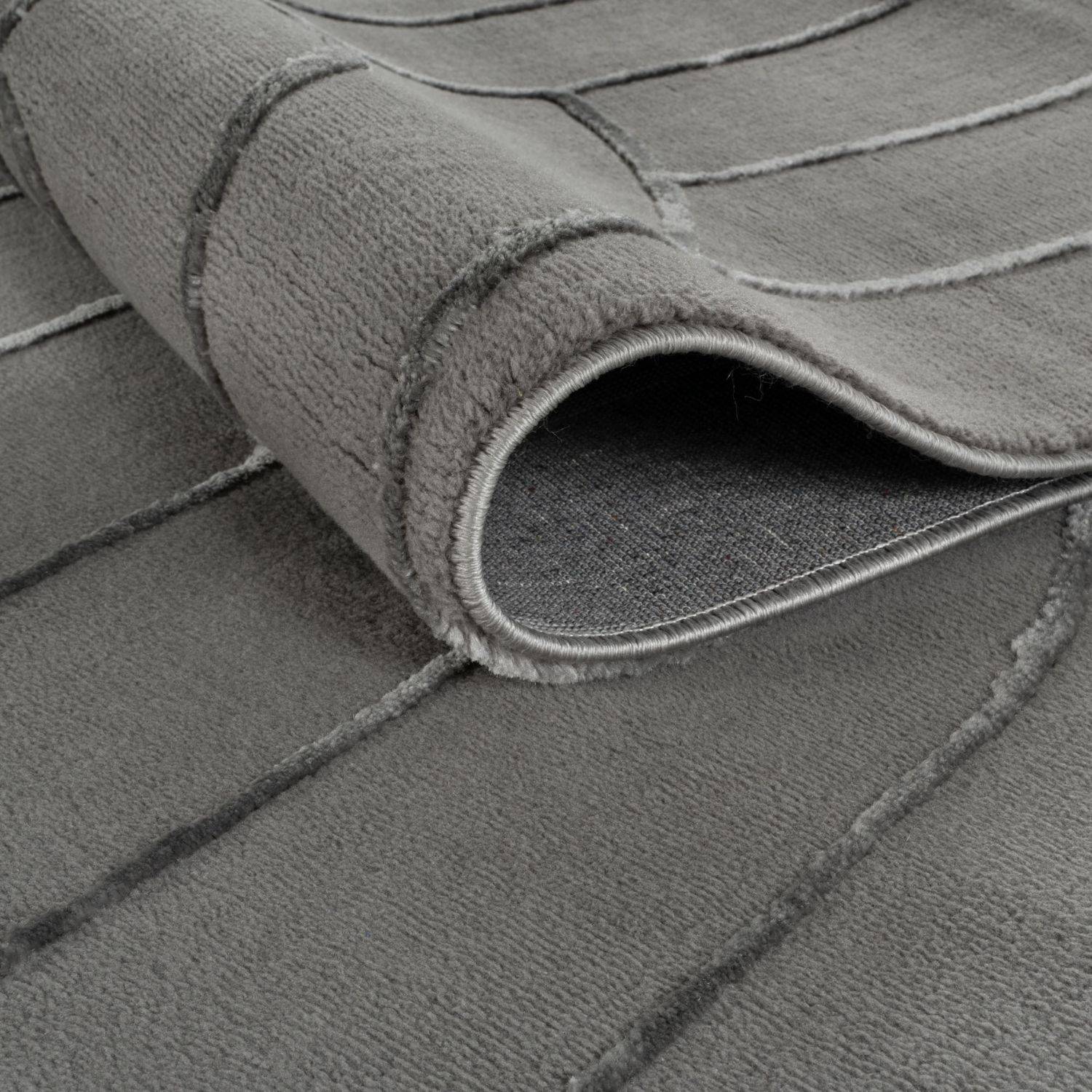 Aura Collection Rug Flint in Grey