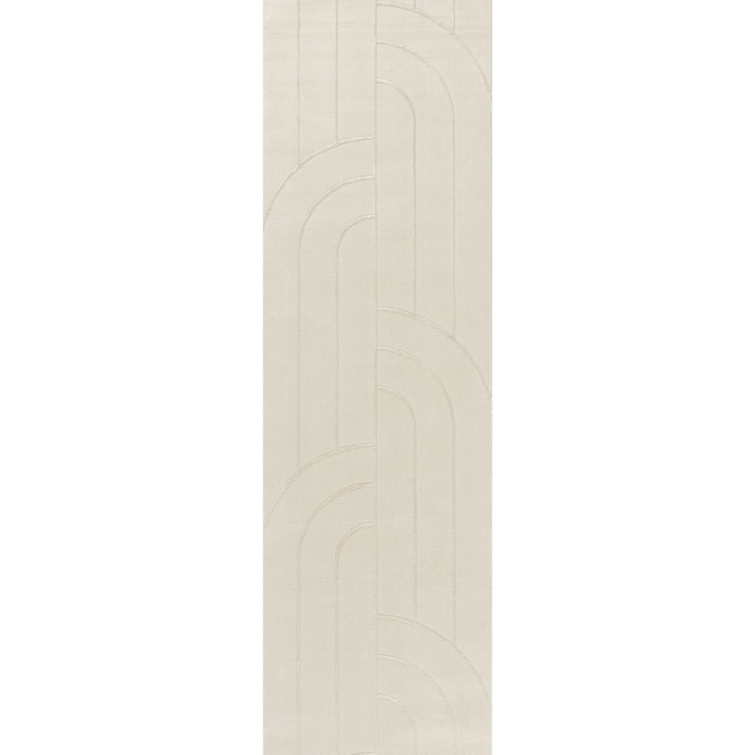 Aura Collection Rug Halo in Cream