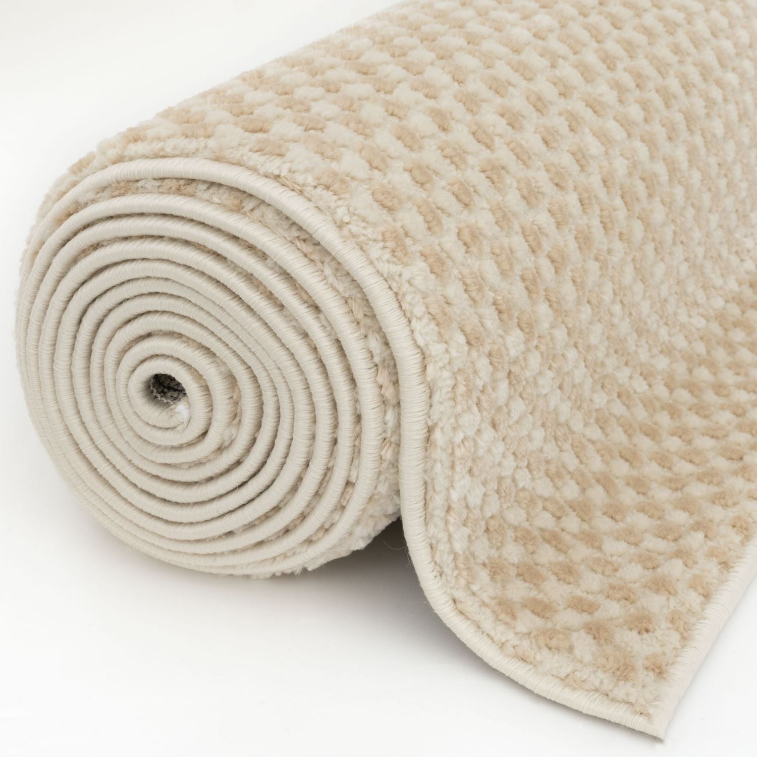 Aura Collection Rug Mosaic in Beige