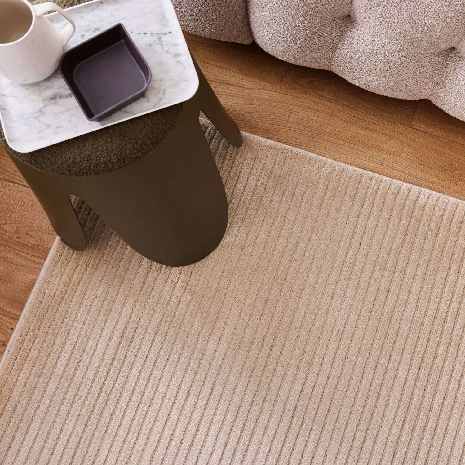 Aura Collection Rug Sandstone in Beige