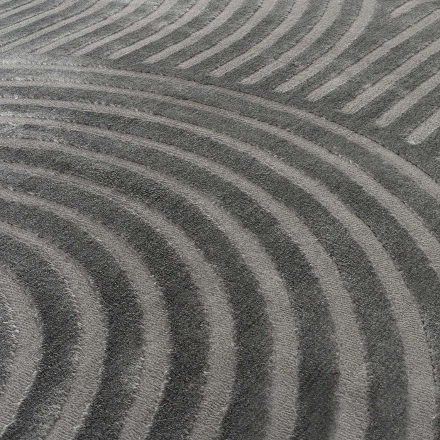 Aura Collection Rug Strata in Grey