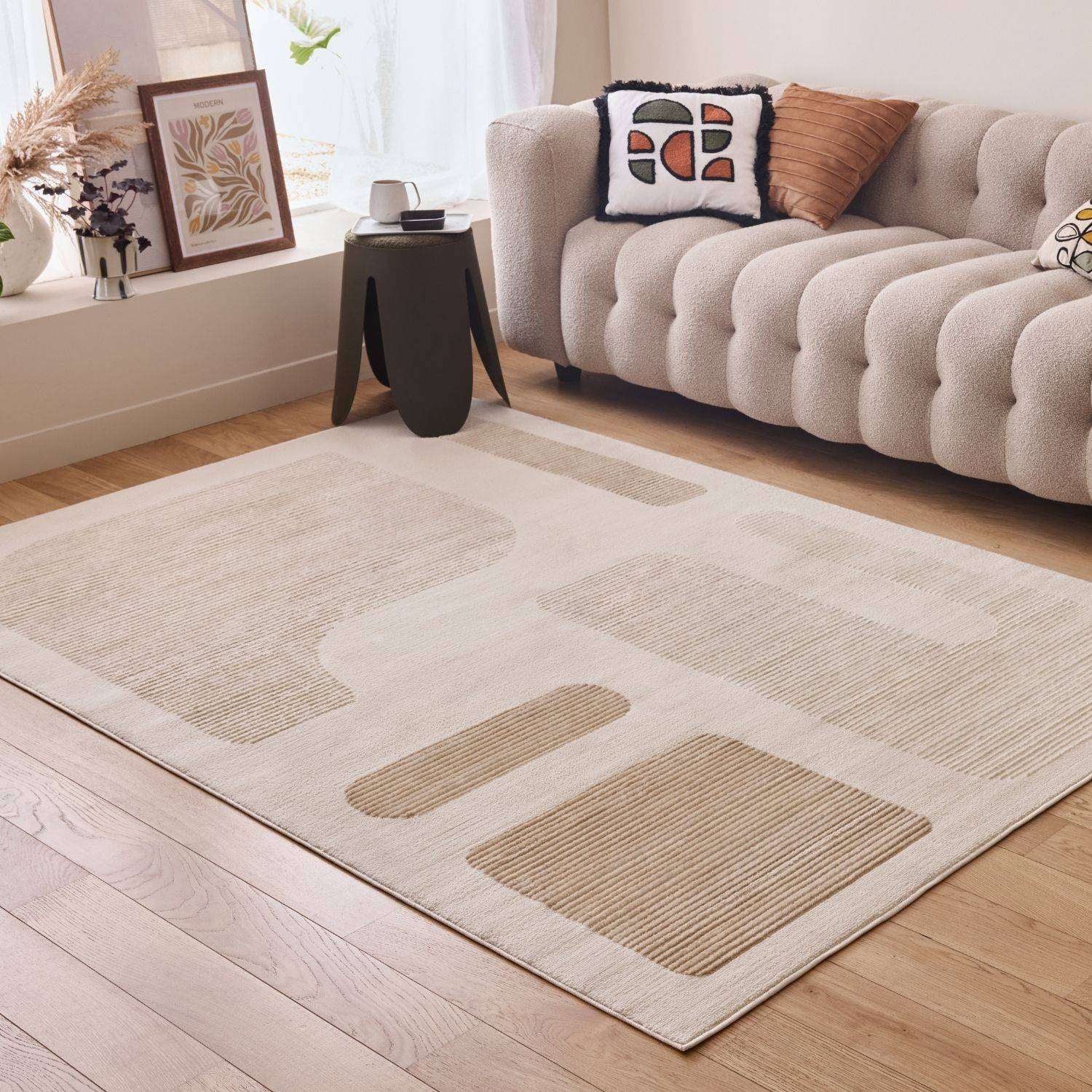 Aura Collection Rug Vista in Beige
