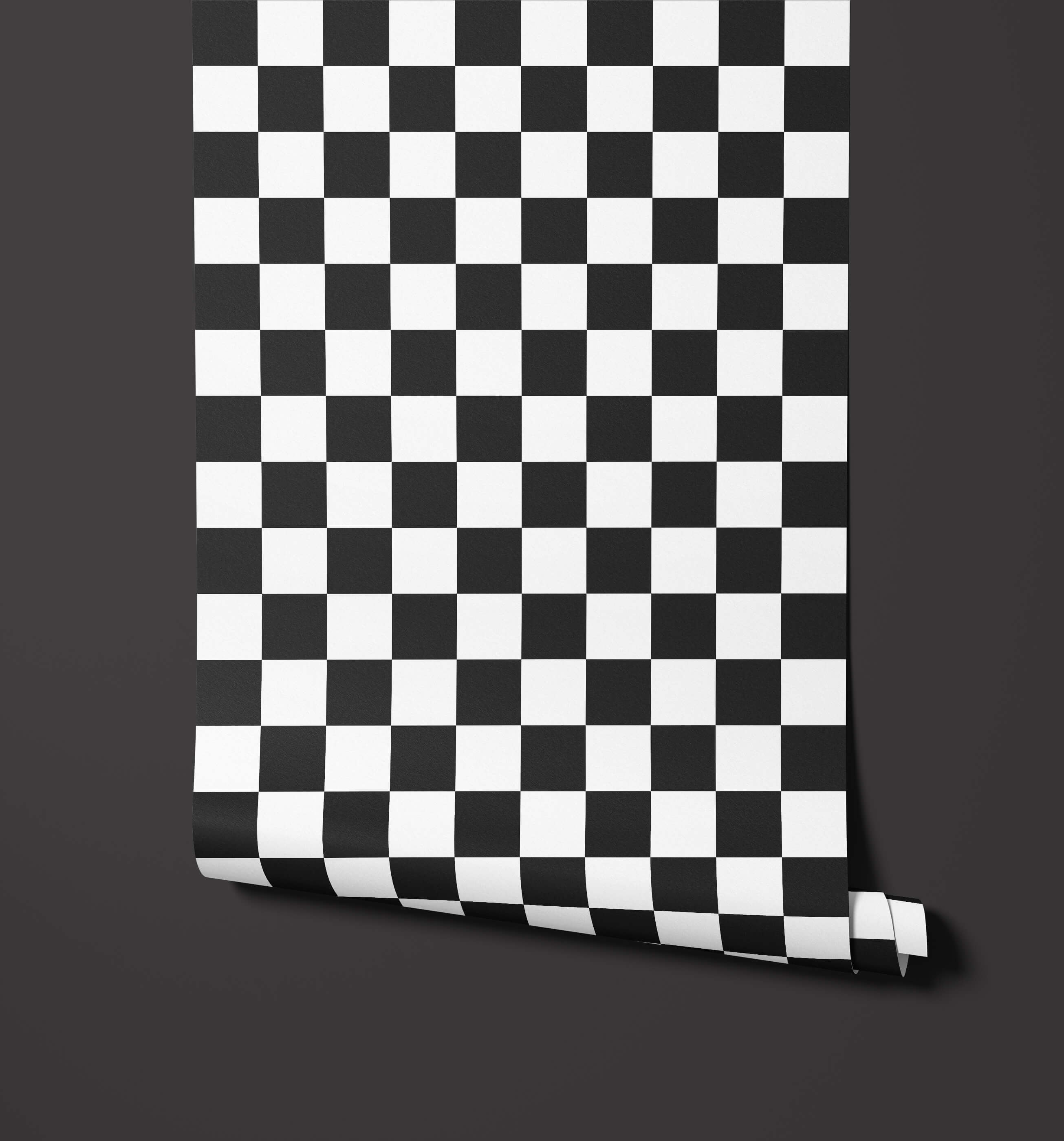 Bobbi Beck Bakersfield Chequerboard Luxury Wallpaper