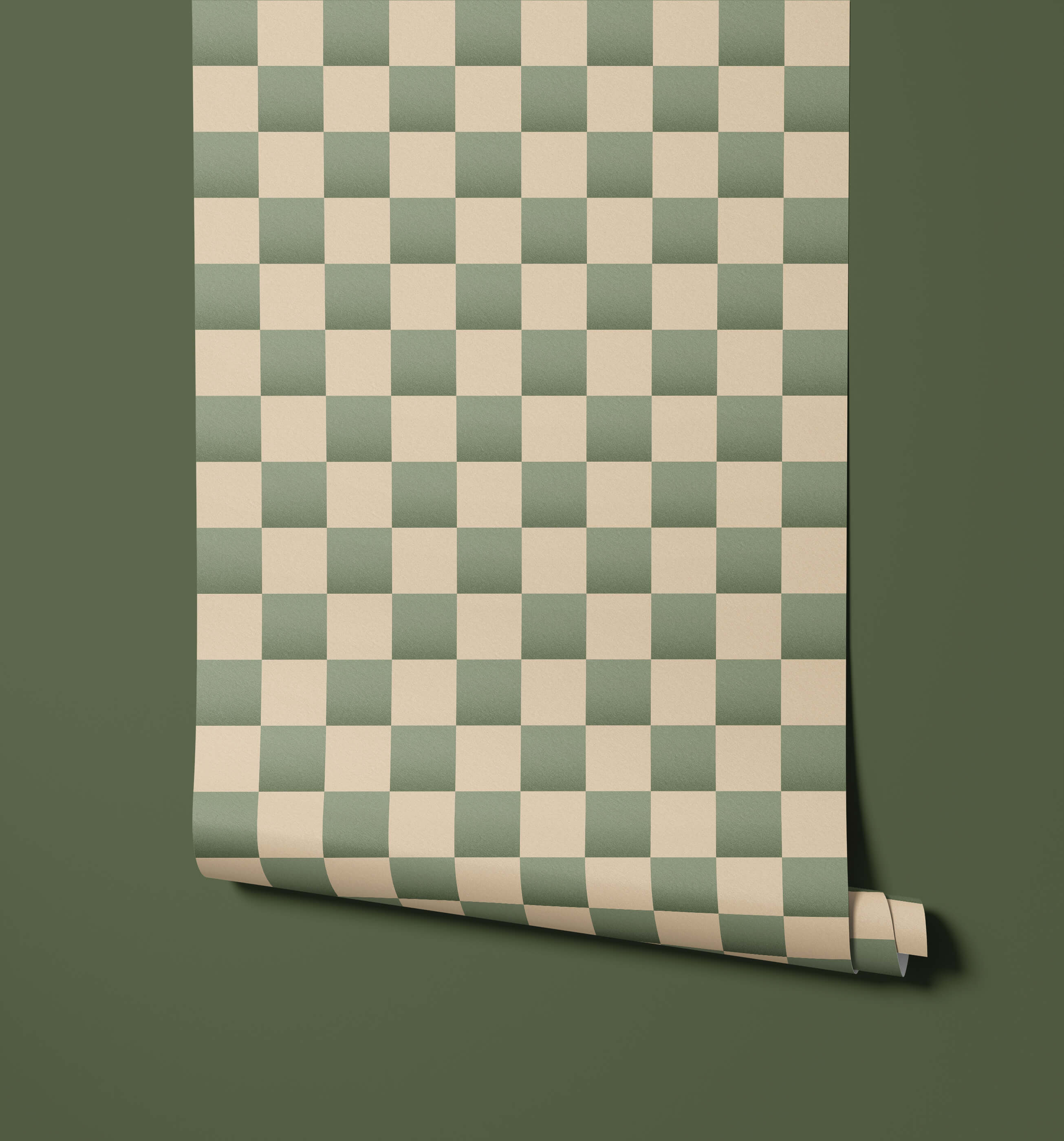 Bobbi Beck Bakersfield Chequerboard Luxury Wallpaper