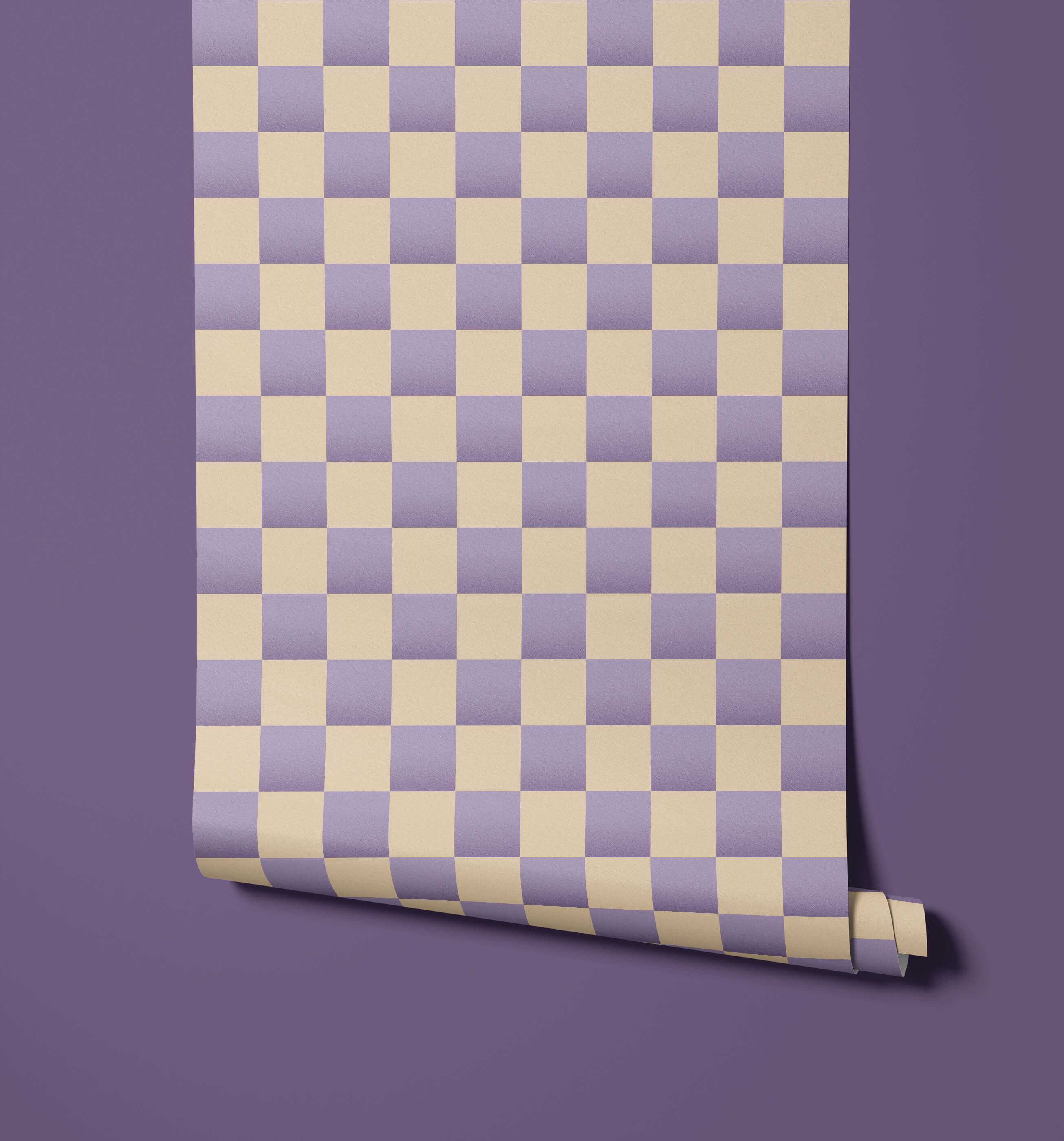 Bobbi Beck Bakersfield Chequerboard Luxury Wallpaper