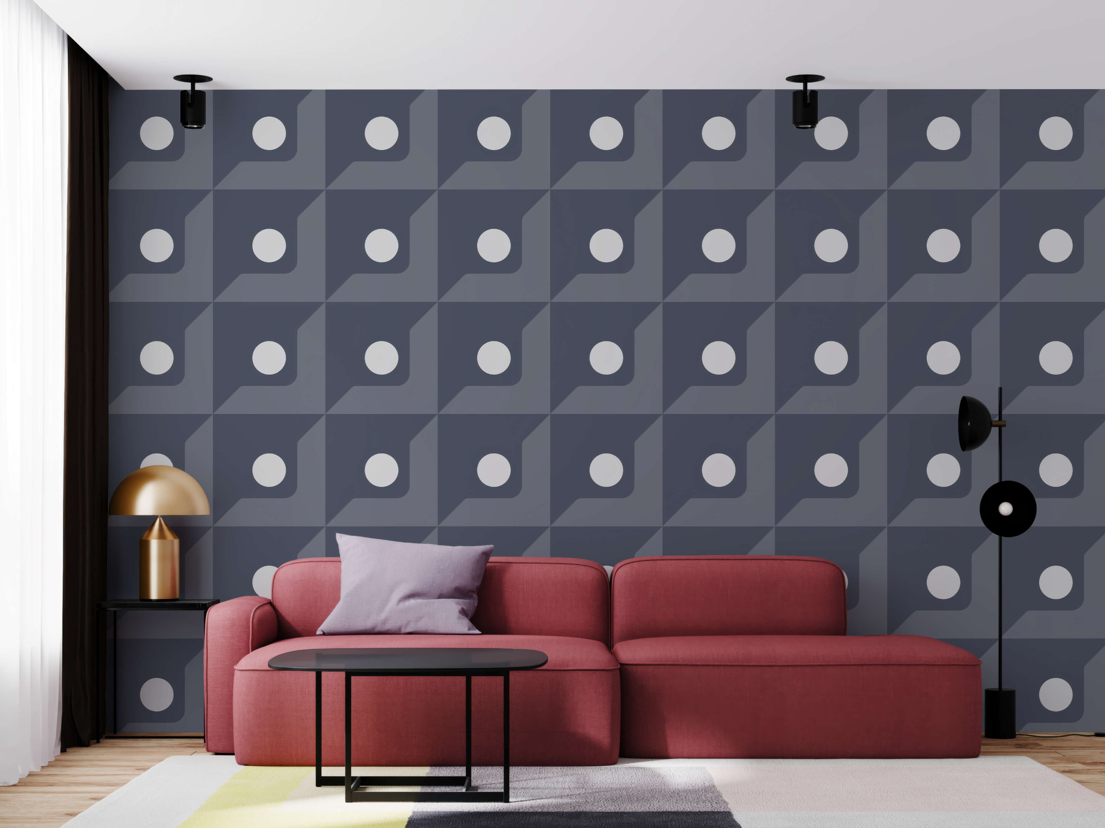 Bobbi Beck Base 3D Abstract Luxury Wallpaper