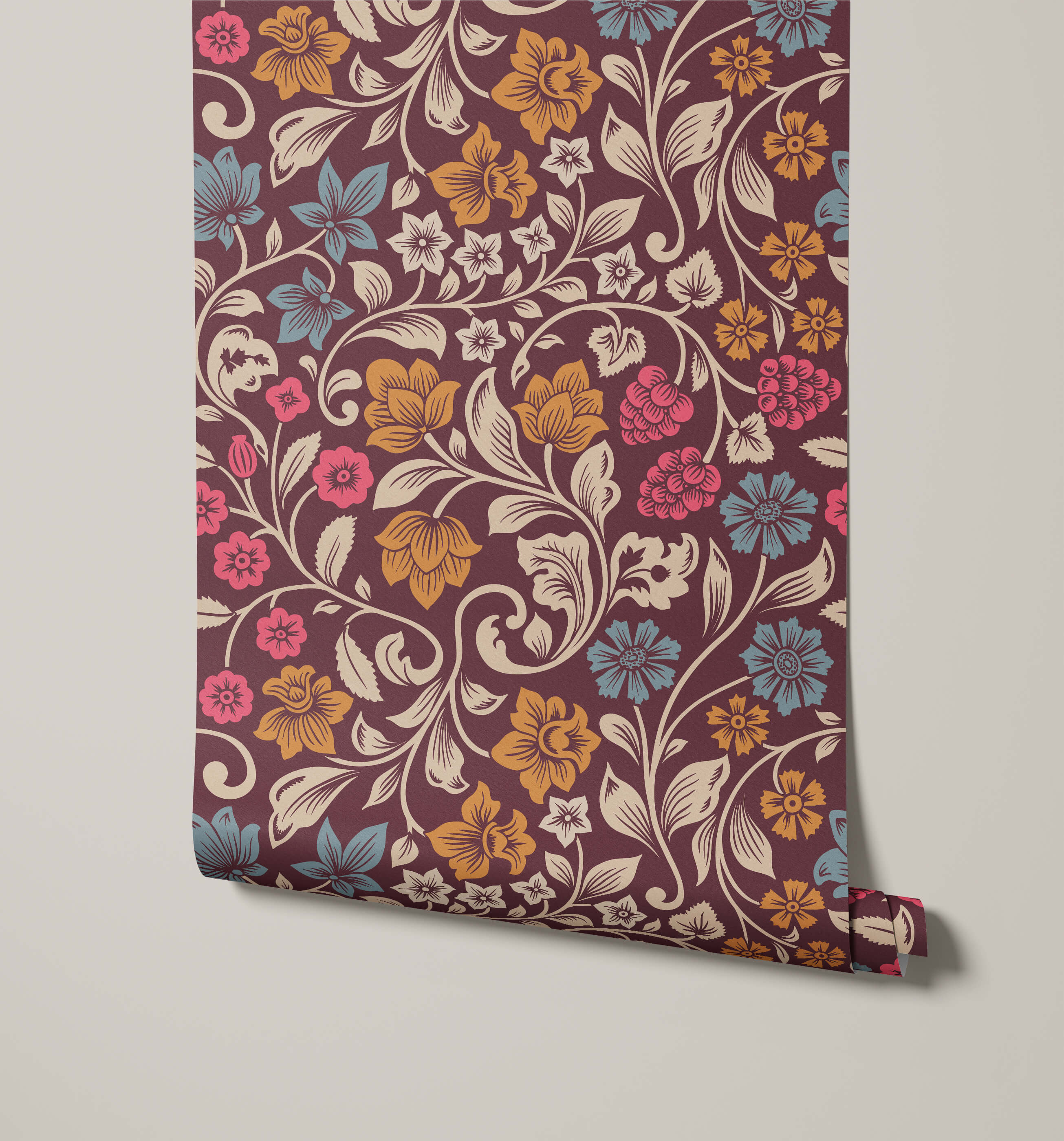 Bobbi Beck Billie Floral Luxury Wallpaper