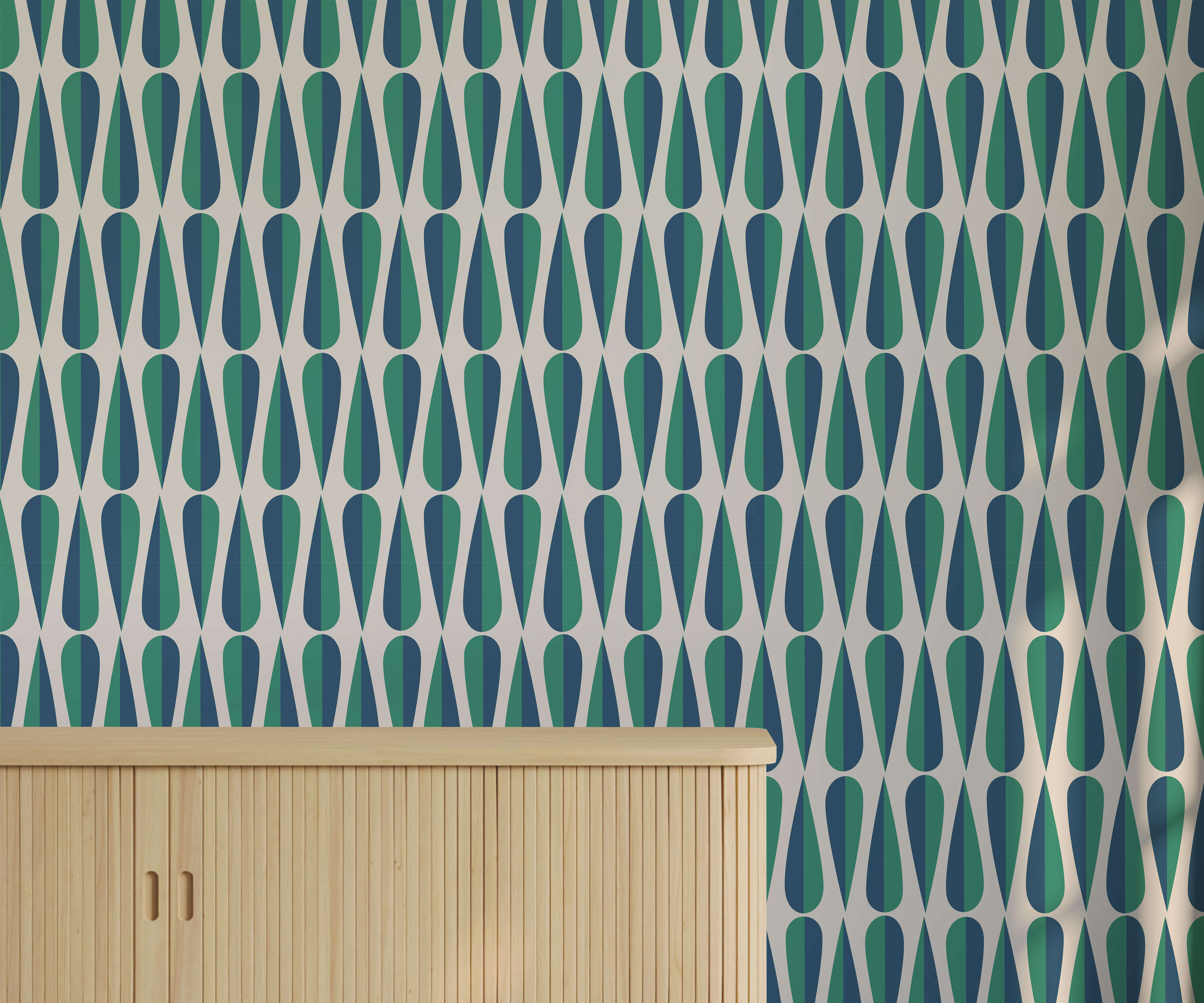 Bobbi Beck Cafee Retro Luxury Wallpaper