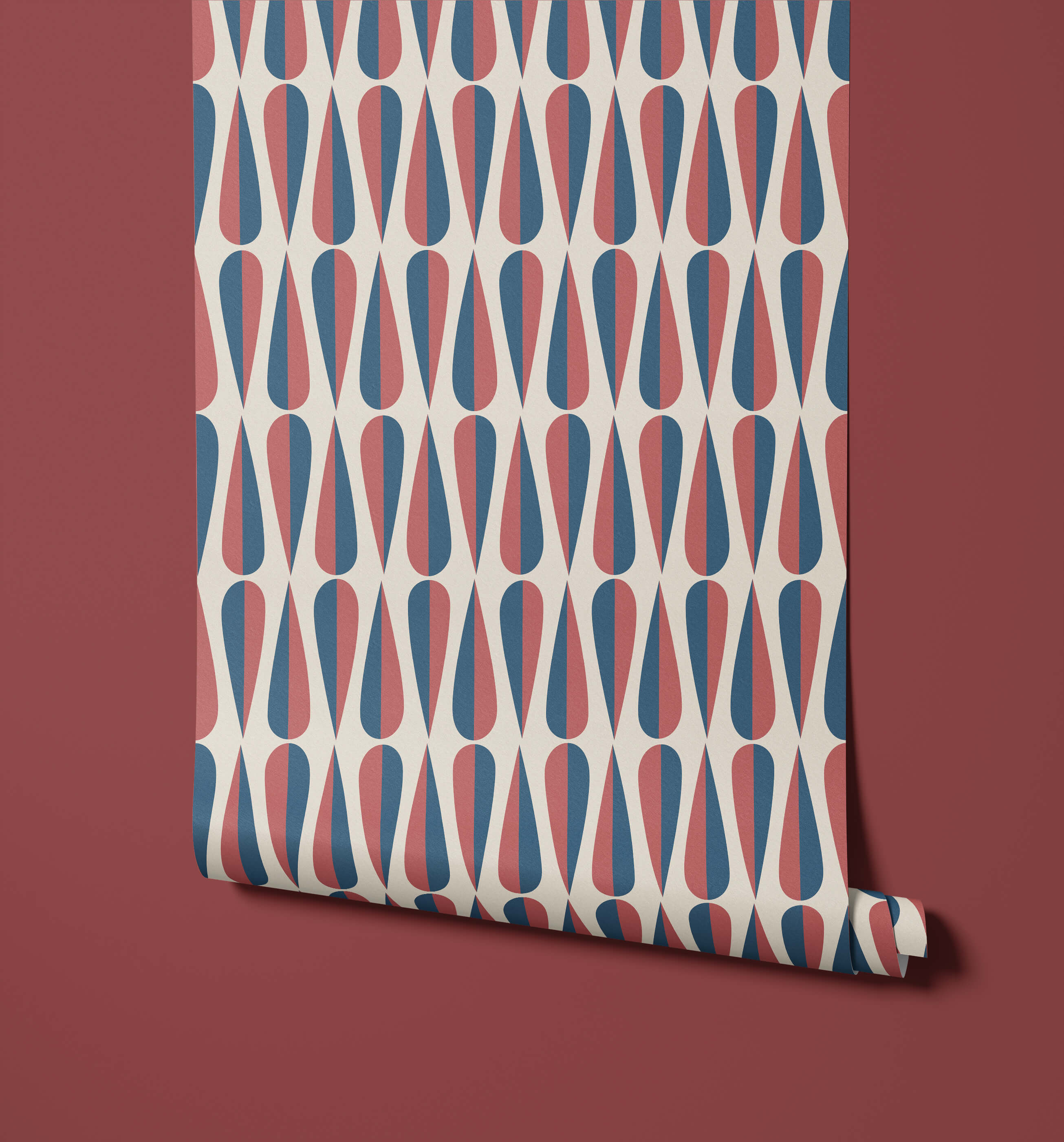 Bobbi Beck Cafee Retro Luxury Wallpaper