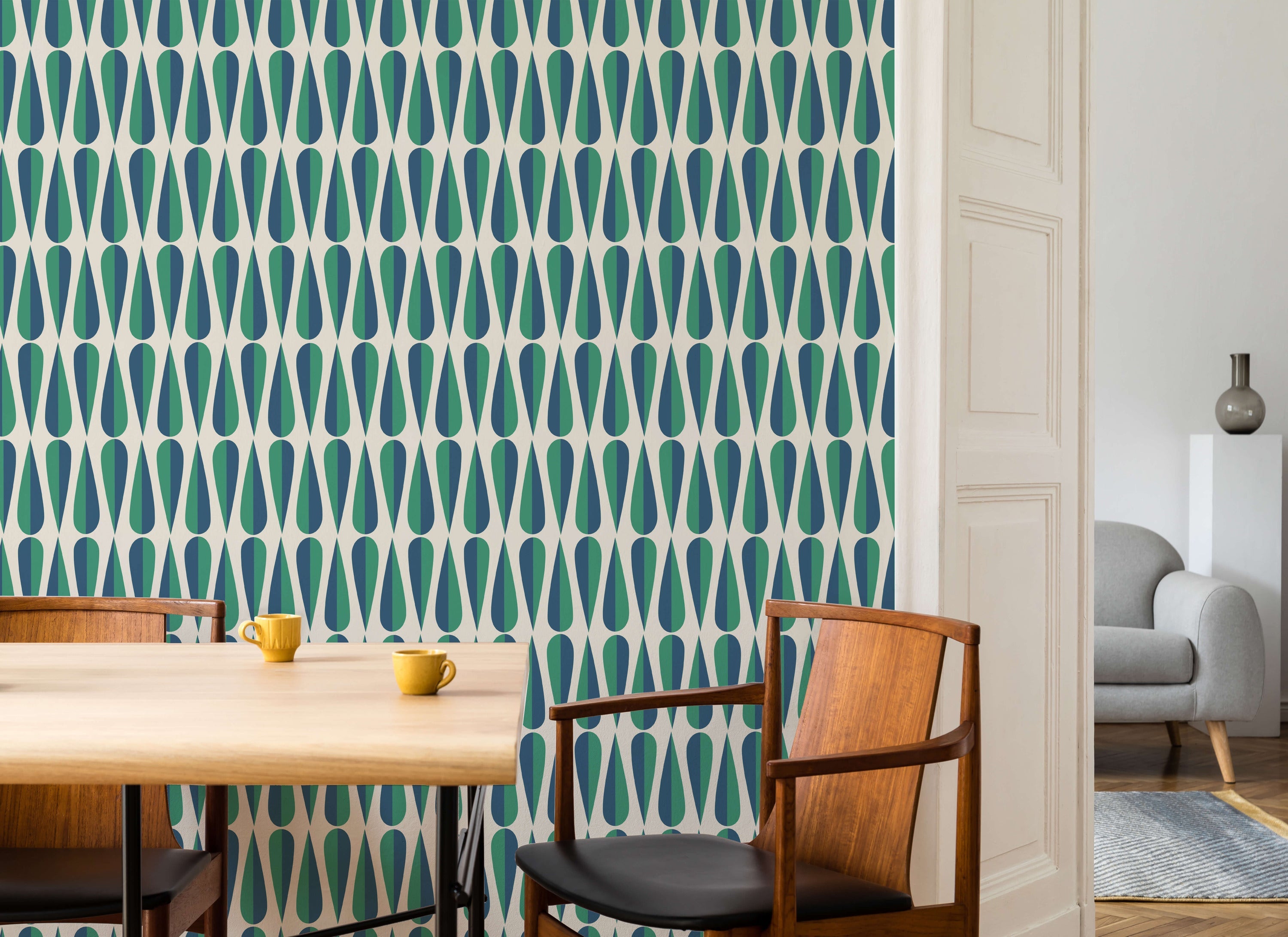 Bobbi Beck Cafee Retro Luxury Wallpaper