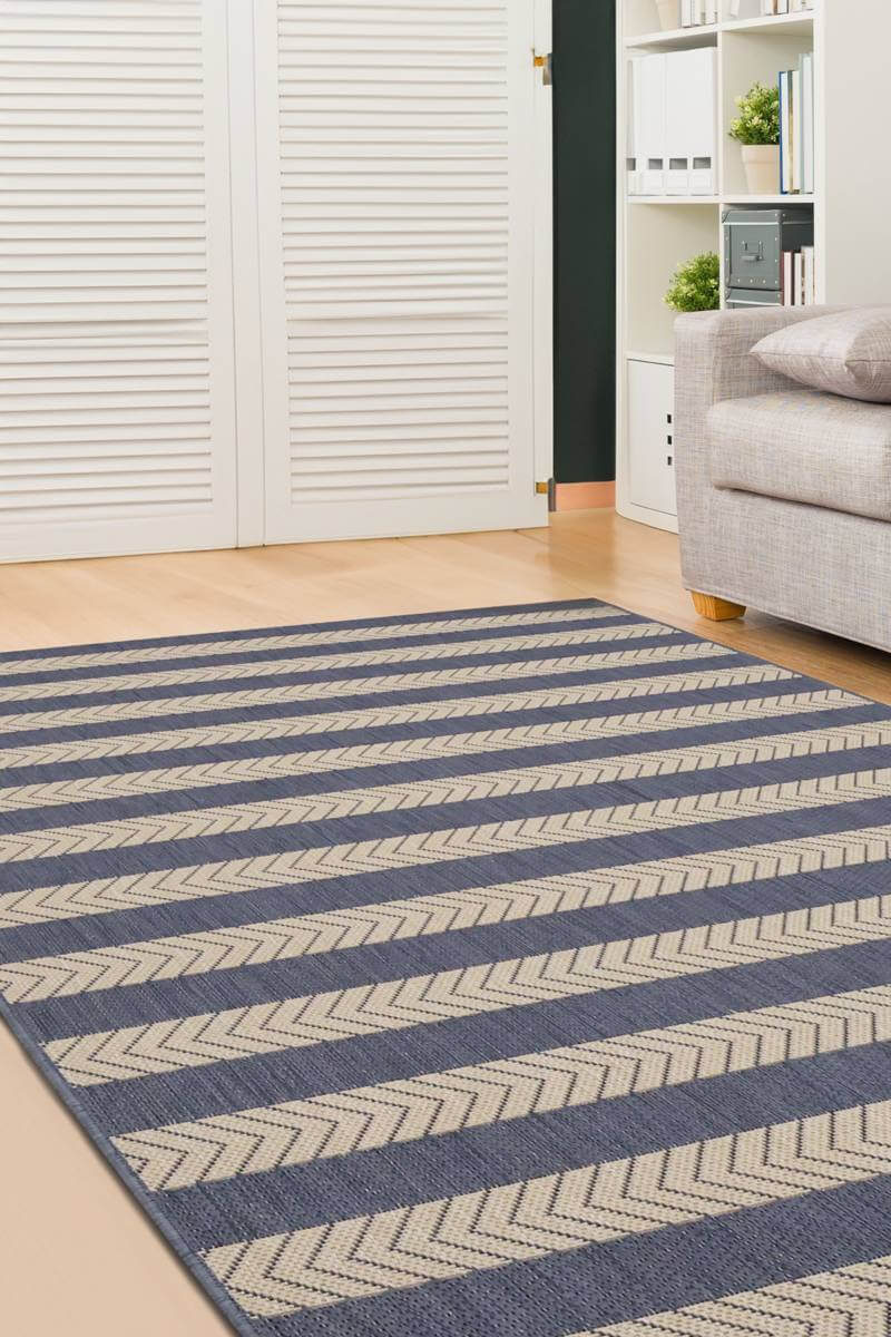 County Stripe Rug – Indoor/Outdoor Use